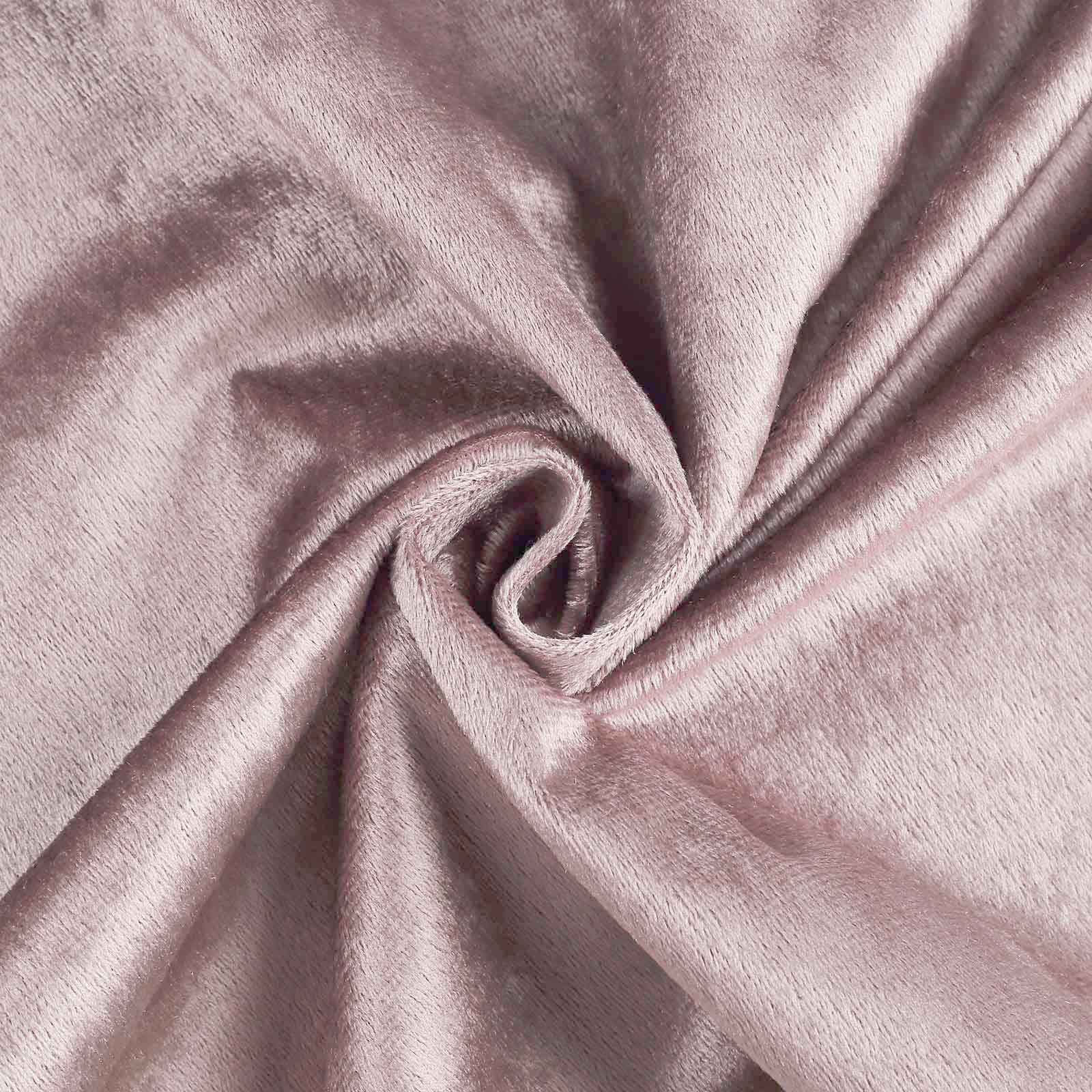 Premium Velvet Rectangle Tablecloth 60"x102" Mauve -Soft Textured Feel Reusable Table Cover - Image 8