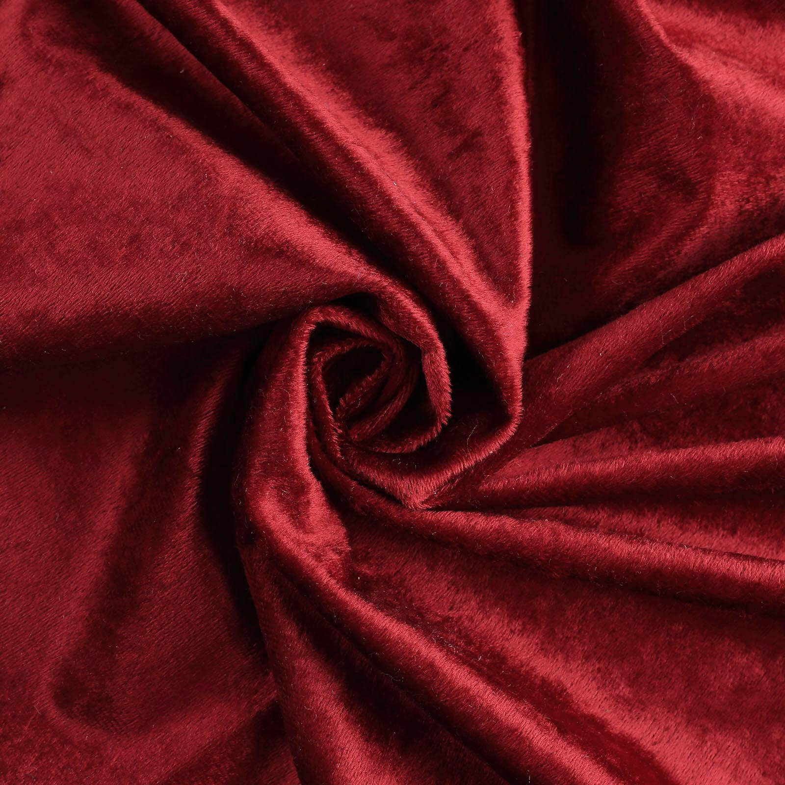 Premium Velvet Round Tablecloth 120" Red - Seamless Soft & Reusable Table Cover - Image 9