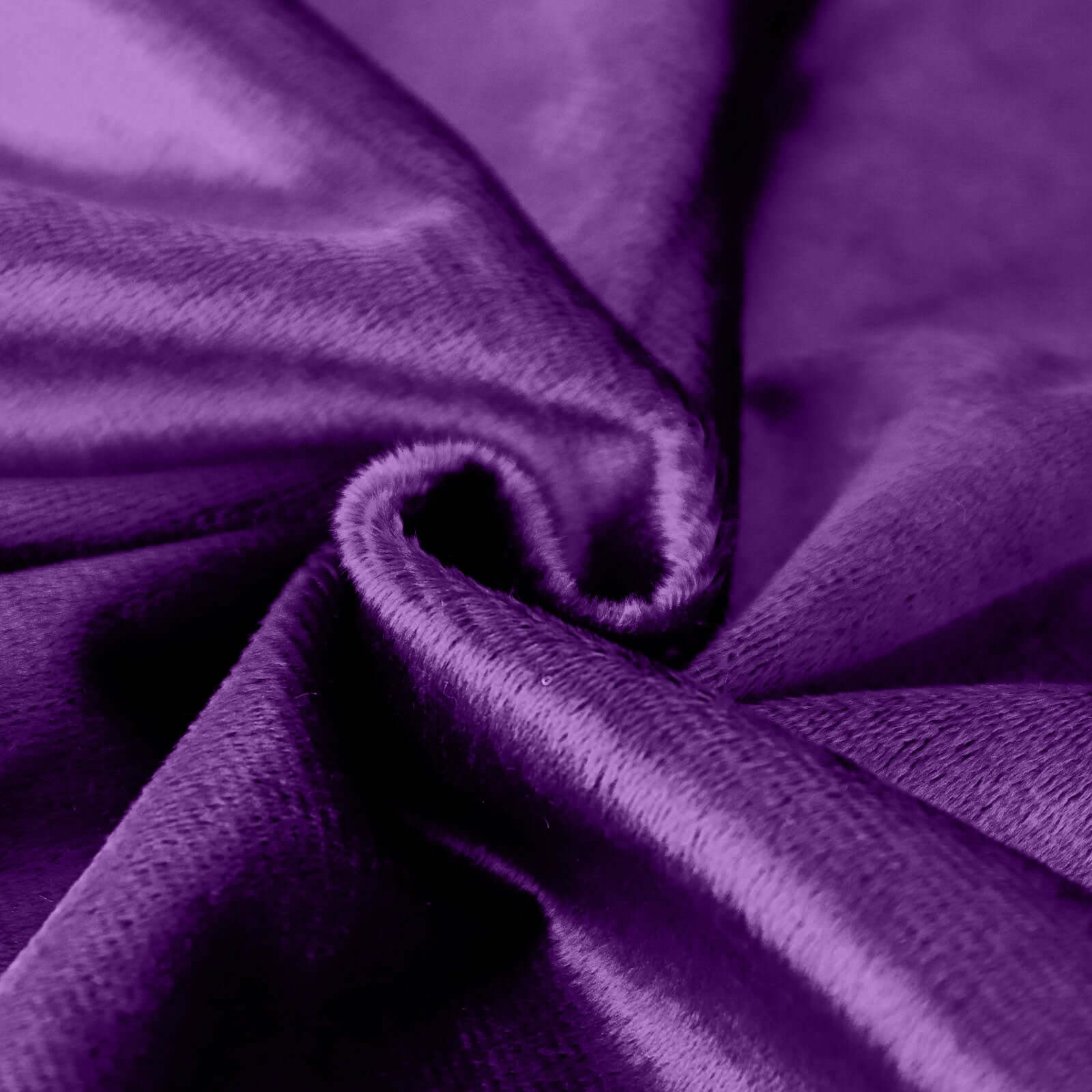 Premium Velvet Round Tablecloth 120" Purple - Seamless Soft & Reusable Table Cover - Image 8