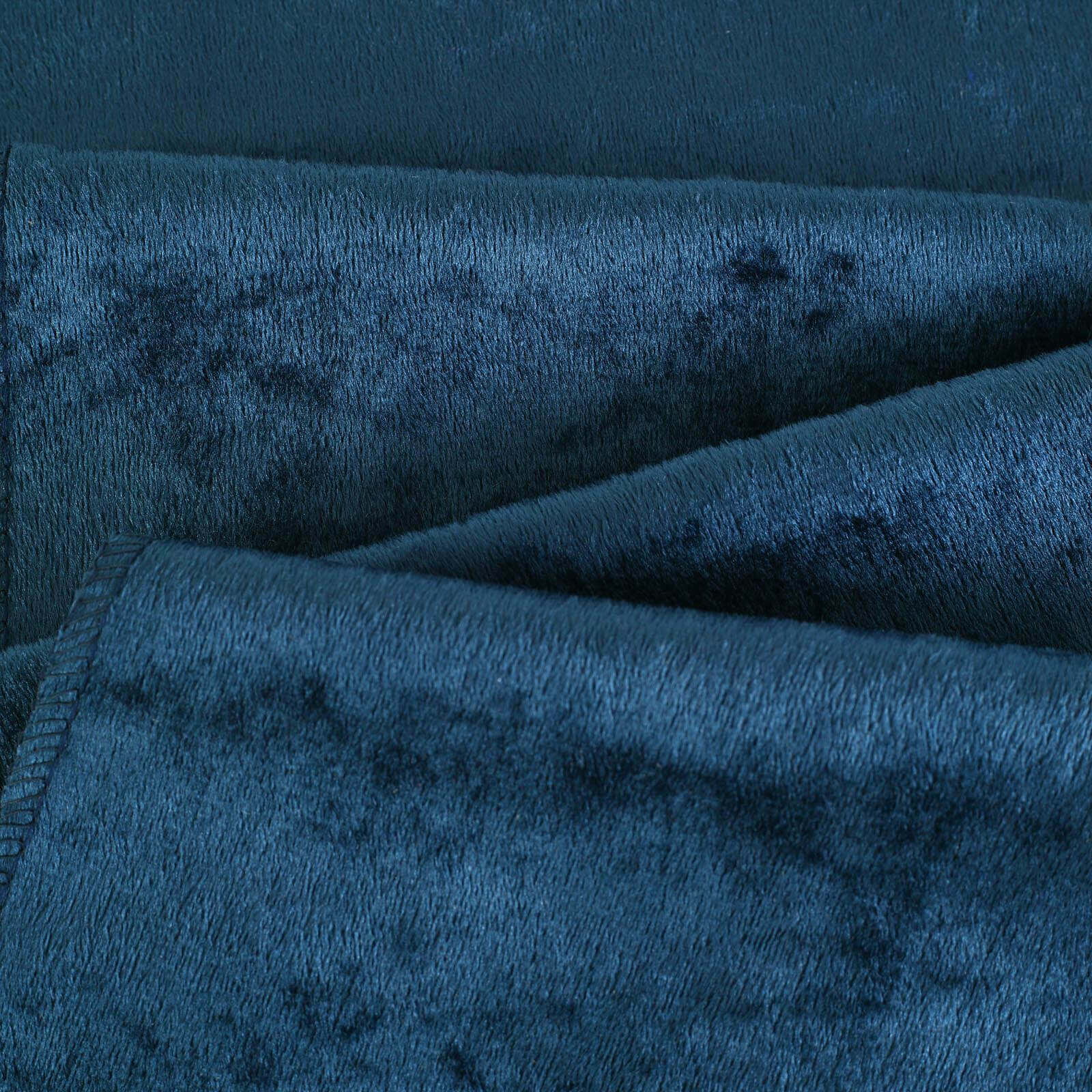 Premium Velvet Table Runner 12"x108" Navy Blue - Sheen Finish Reusable Linen - Image 7