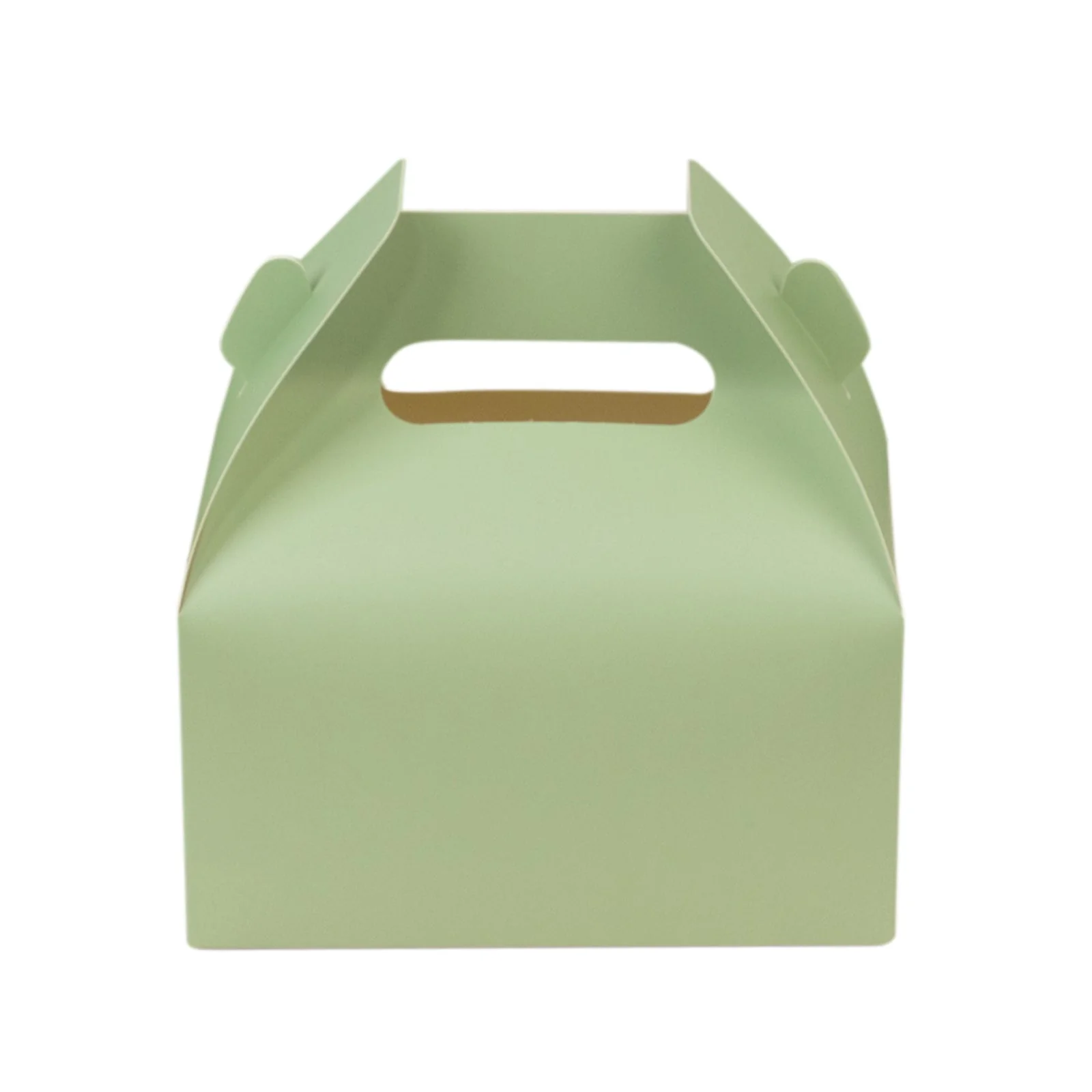 25 Pack Party Favor Gift Tote Gable Boxes, Matte Sage Green Candy Treat Boxes - 6"x3.5"x7" - Image 6