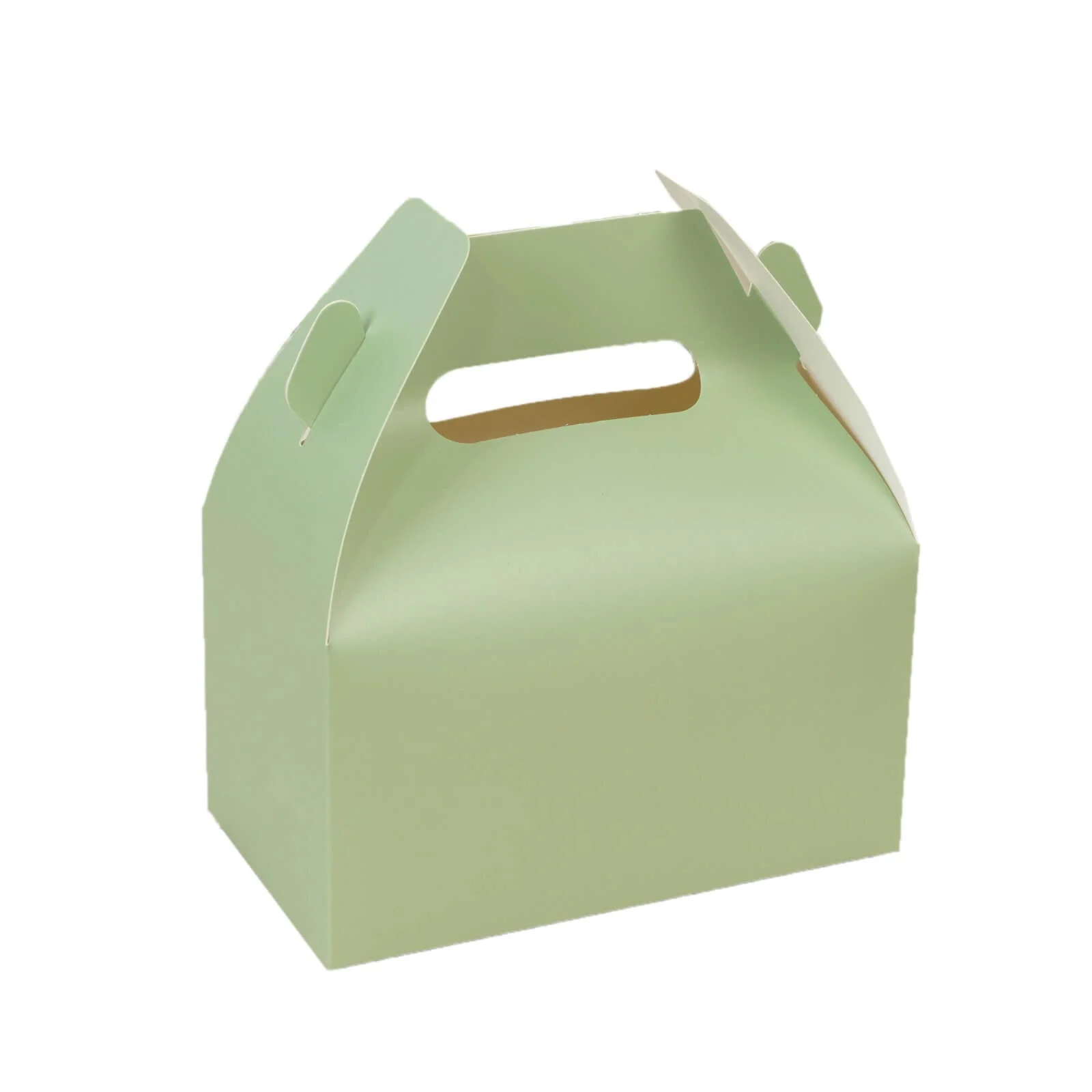 25 Pack Party Favor Gift Tote Gable Boxes, Matte Sage Green Candy Treat Boxes - 6"x3.5"x7" - Image 7