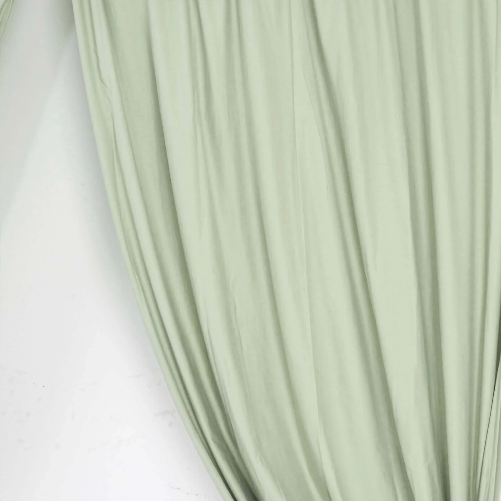 2 Pack 5ftx10ft Sage Green Scuba Polyester Backdrop Drape Curtains, Durable Flame Resistant Event Divider Panels Wrinkle Free With Rod Pockets - Image 7
