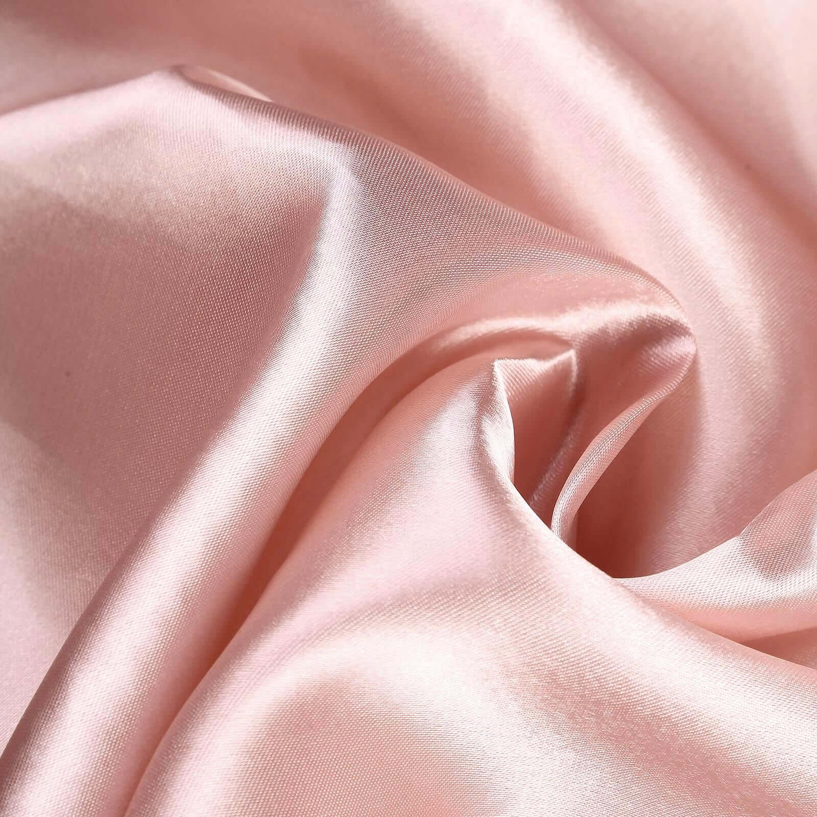 Satin Rectangular Tablecloth 60"x102" Dusty Rose - Wrinkle-Resistant & Durable Table Cover - Image 8