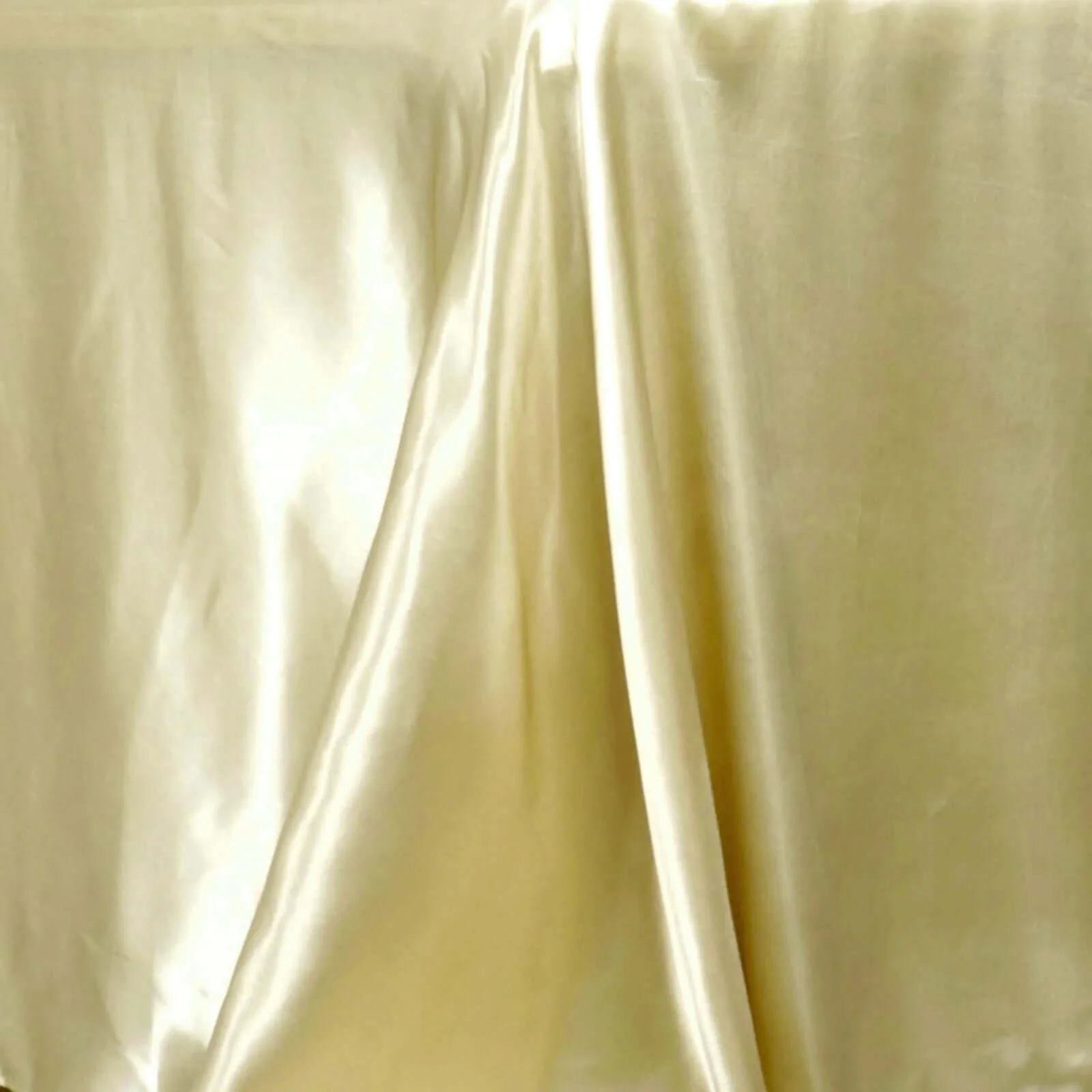 Satin Rectangular Tablecloth 90"x156" Champagne - Seamless Table Cover - Image 5