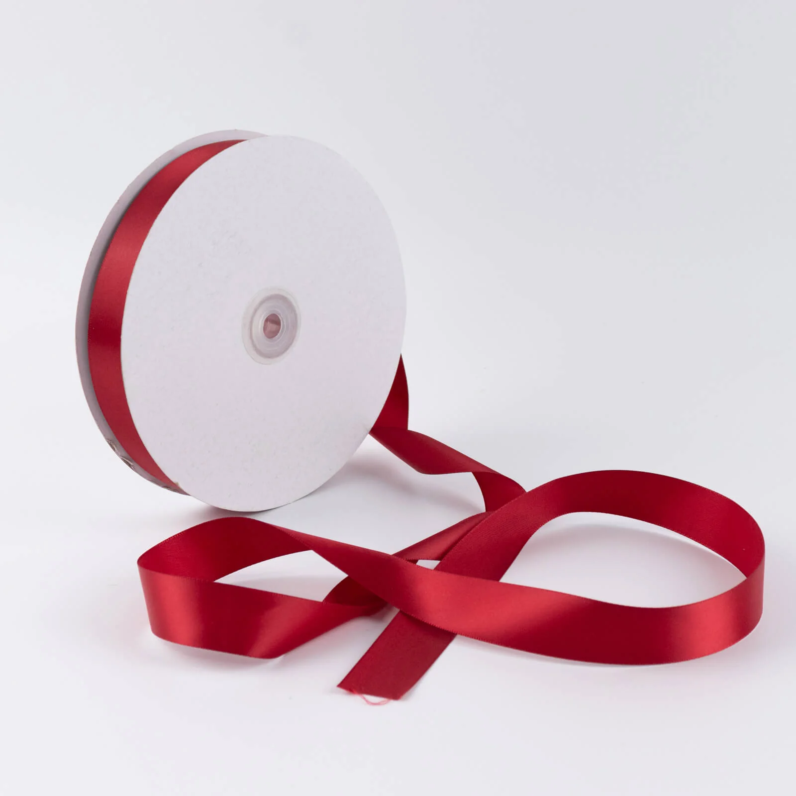 Satin Ribbon Roll 1" x 100 Yards Burgundy – Single Face Decorative Craft Ribbon - Image 8