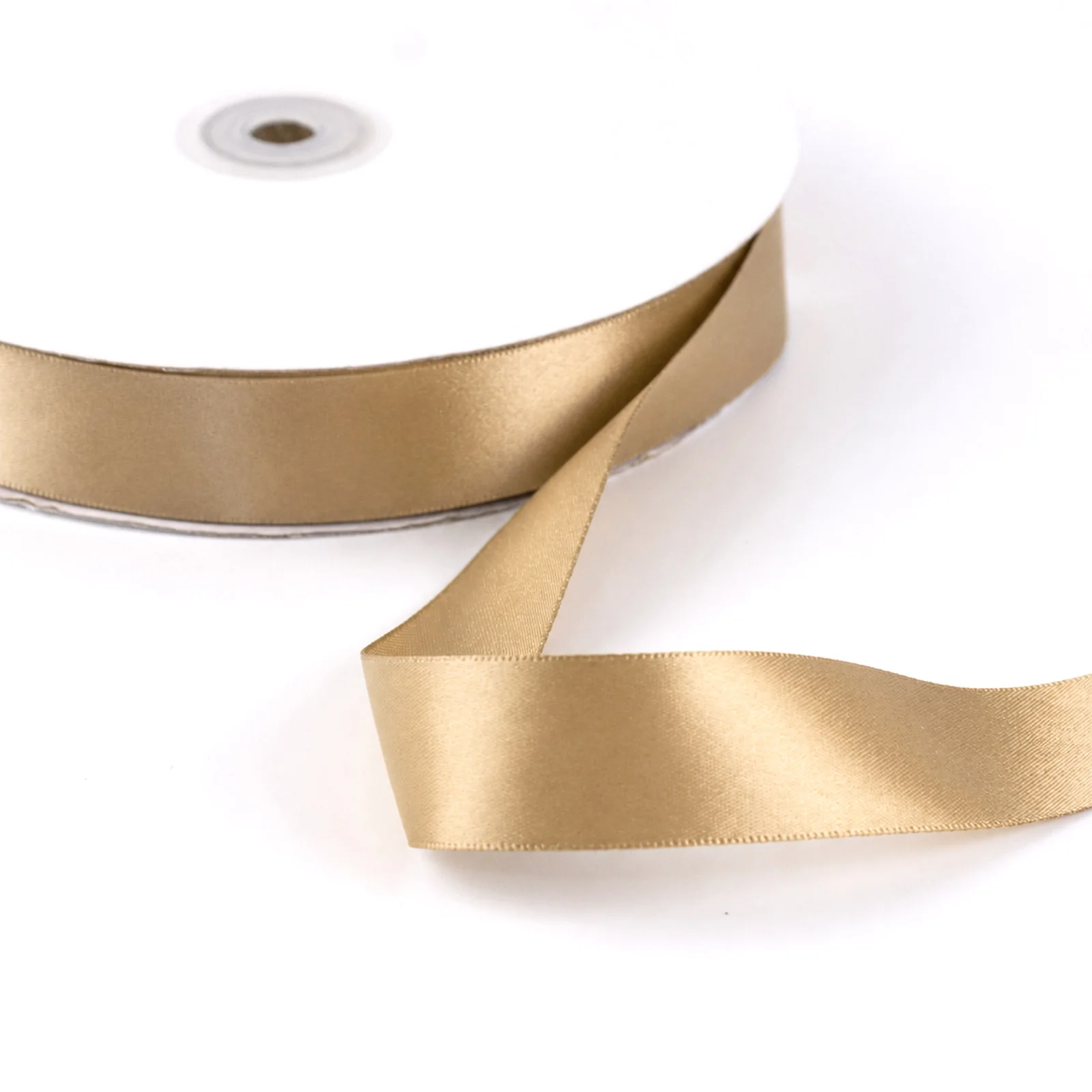 Satin Ribbon Roll 1" x 100 Yards Champagne – Single Face Decorative Craft Ribbon - Image 7
