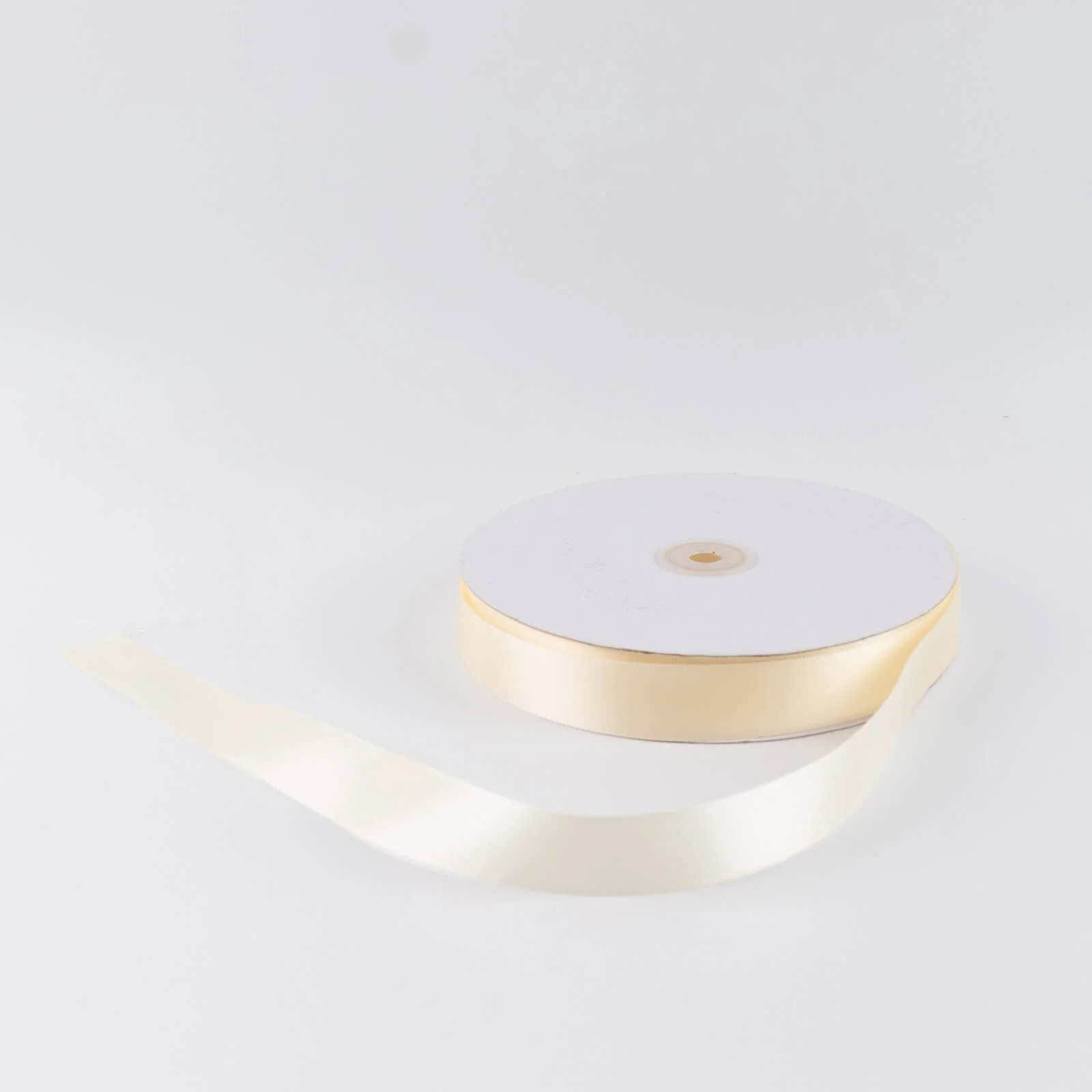 Satin Ribbon Roll 1" x 100 Yards Ivory – Single Face Decorative Craft Ribbon - Image 6