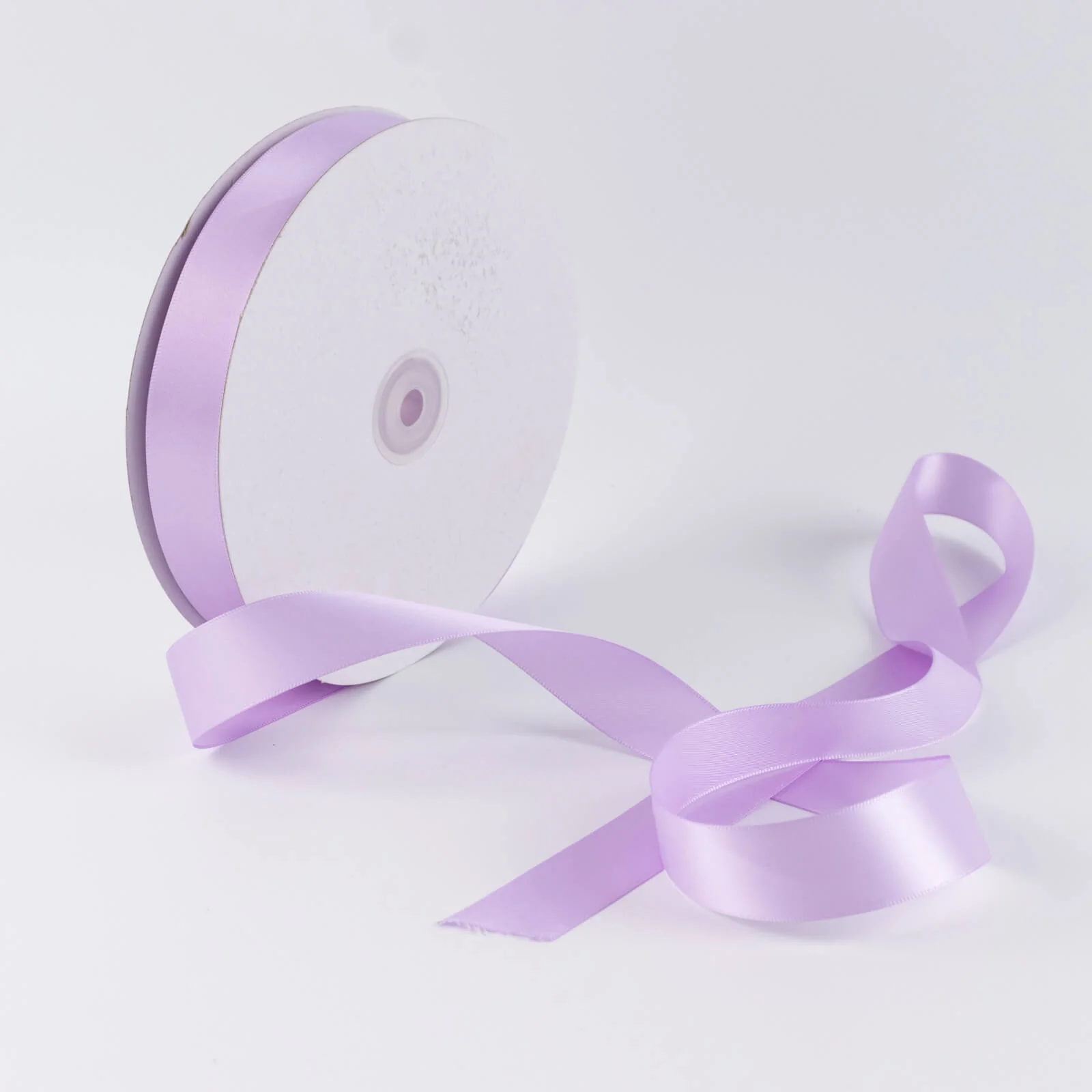 Satin Ribbon Roll 1" x 100 Yards Lavender Lilac – Single Face Decorative Craft Ribbon - Image 8