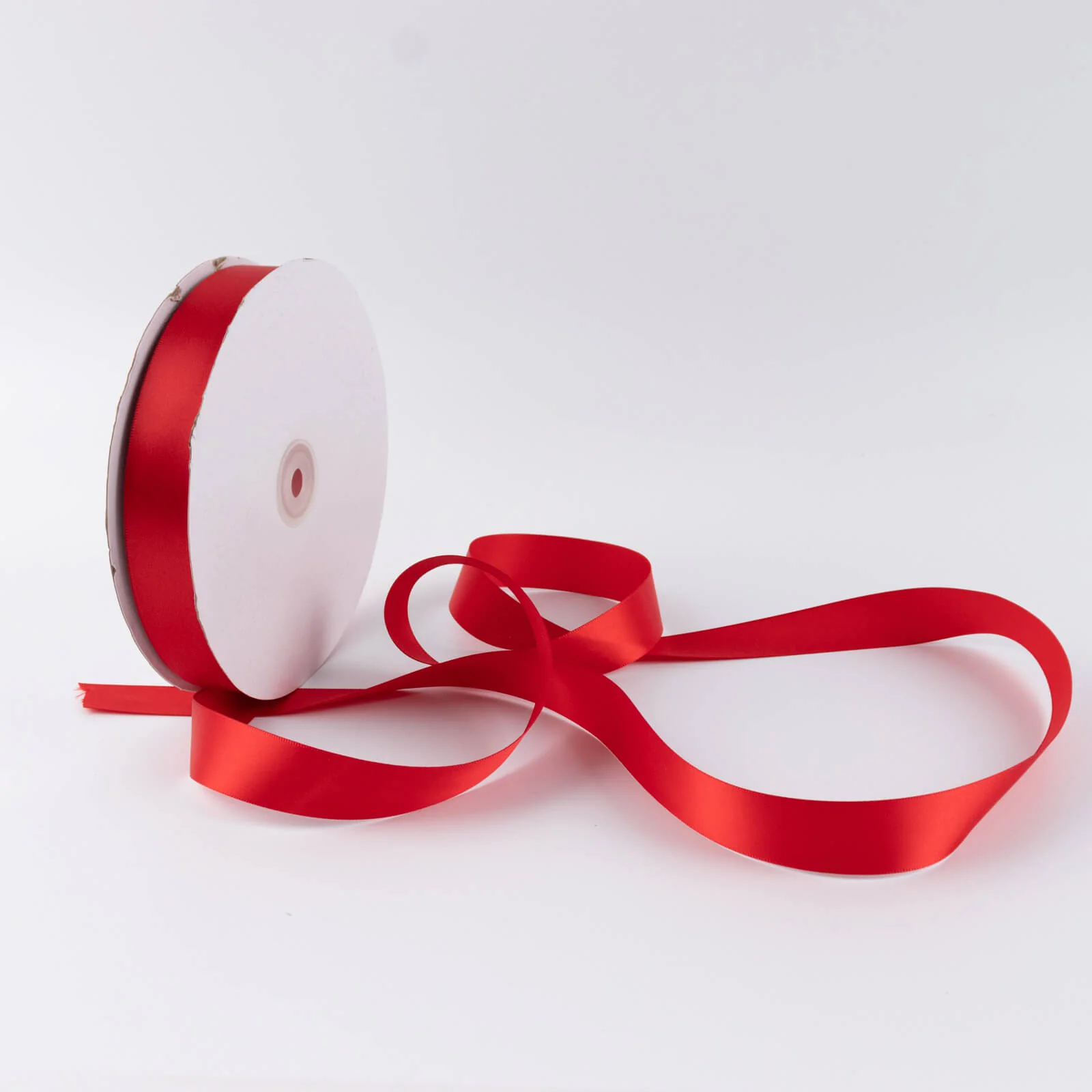 Satin Ribbon Roll 1" x 100 Yards Red – Single Face Decorative Craft Ribbon - Image 8