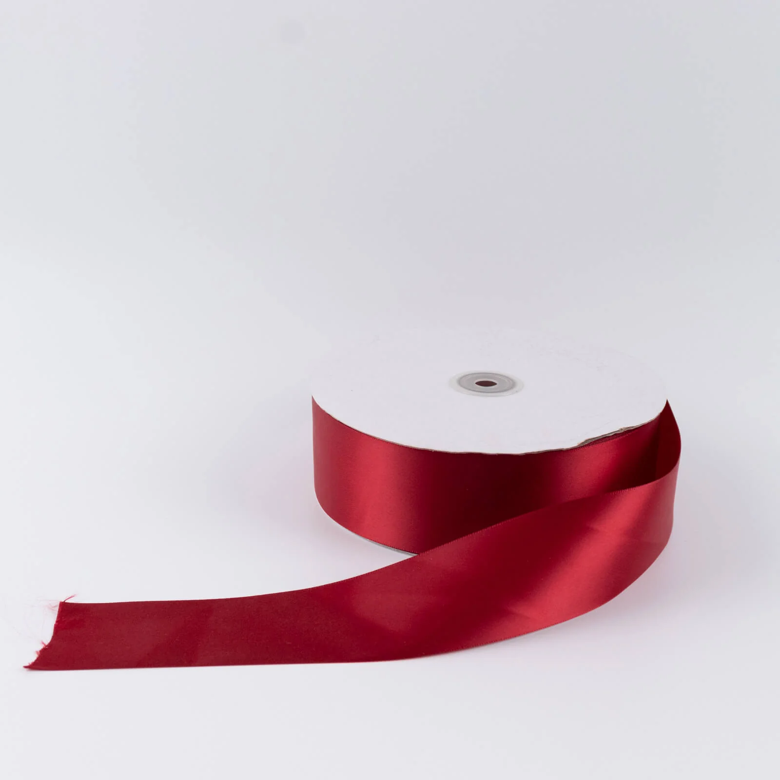 Satin Ribbon Roll 2" x 100 Yards Burgundy – Single Face Decorative Craft Ribbon - Image 6