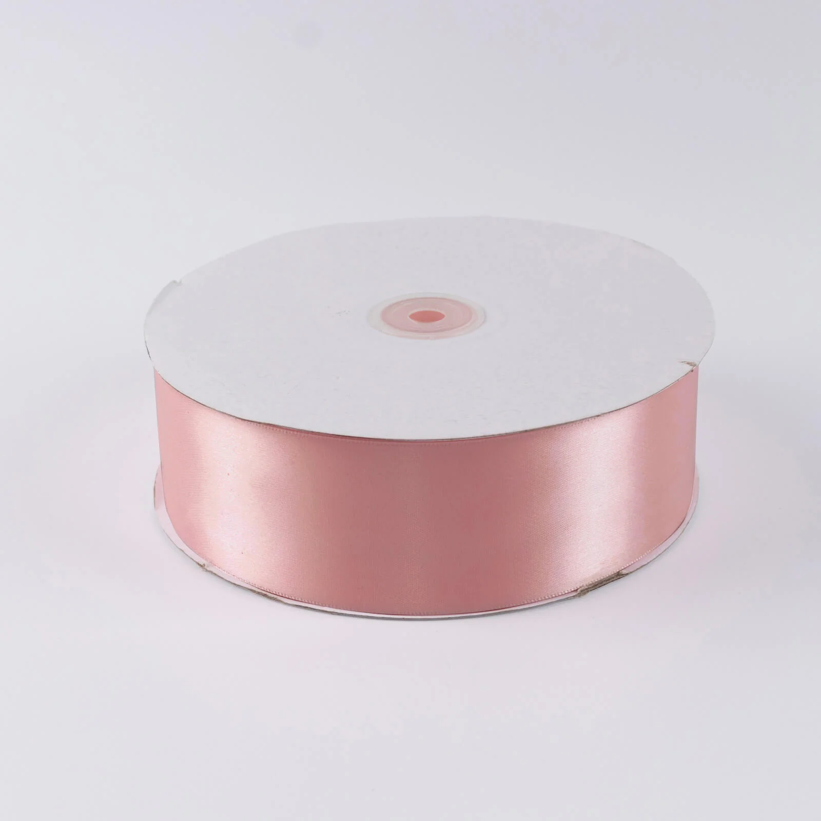 Satin Ribbon Roll 2" x 100 Yards Dusty Rose – Single Face Decorative Craft Ribbon - Image 2