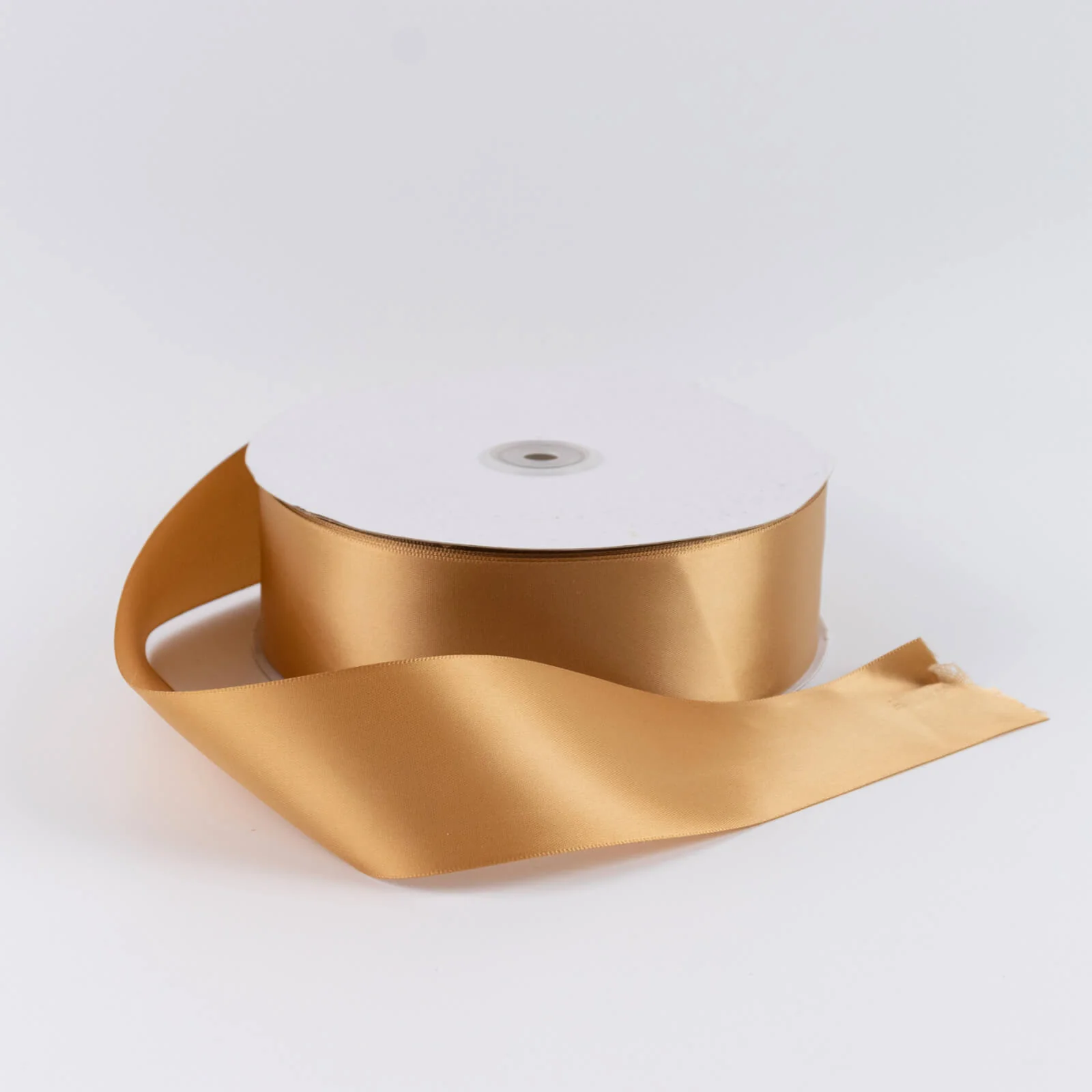 Satin Ribbon Roll 2" x 100 Yards Gold – Single Face Decorative Craft Ribbon - Image 6