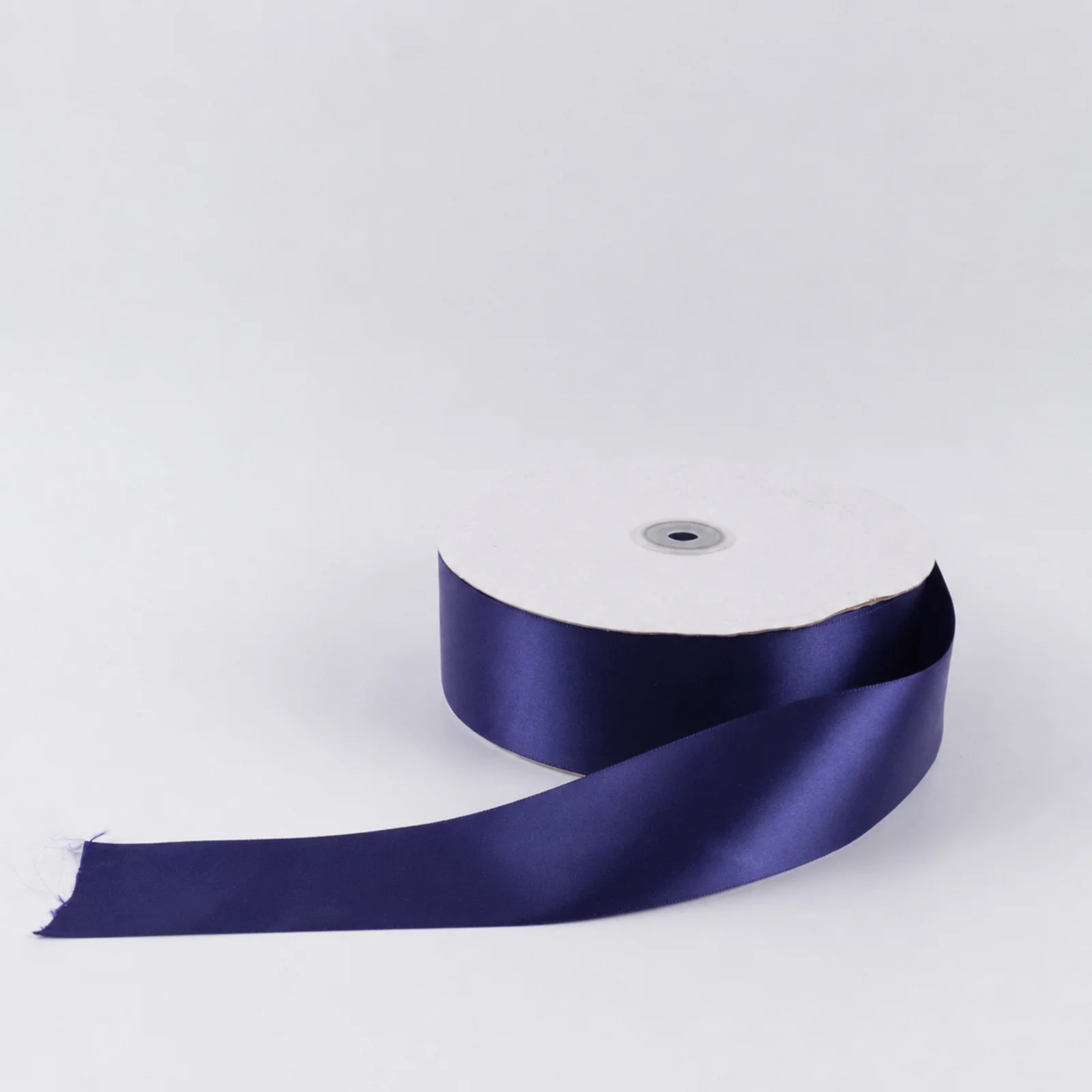 Satin Ribbon Roll 2" x 100 Yards Navy Blue – Single Face Decorative Craft Ribbon - Image 6