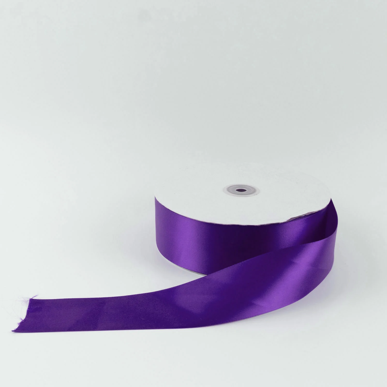 Satin Ribbon Roll 2" x 100 Yards Purple – Single Face Decorative Craft Ribbon - Image 6