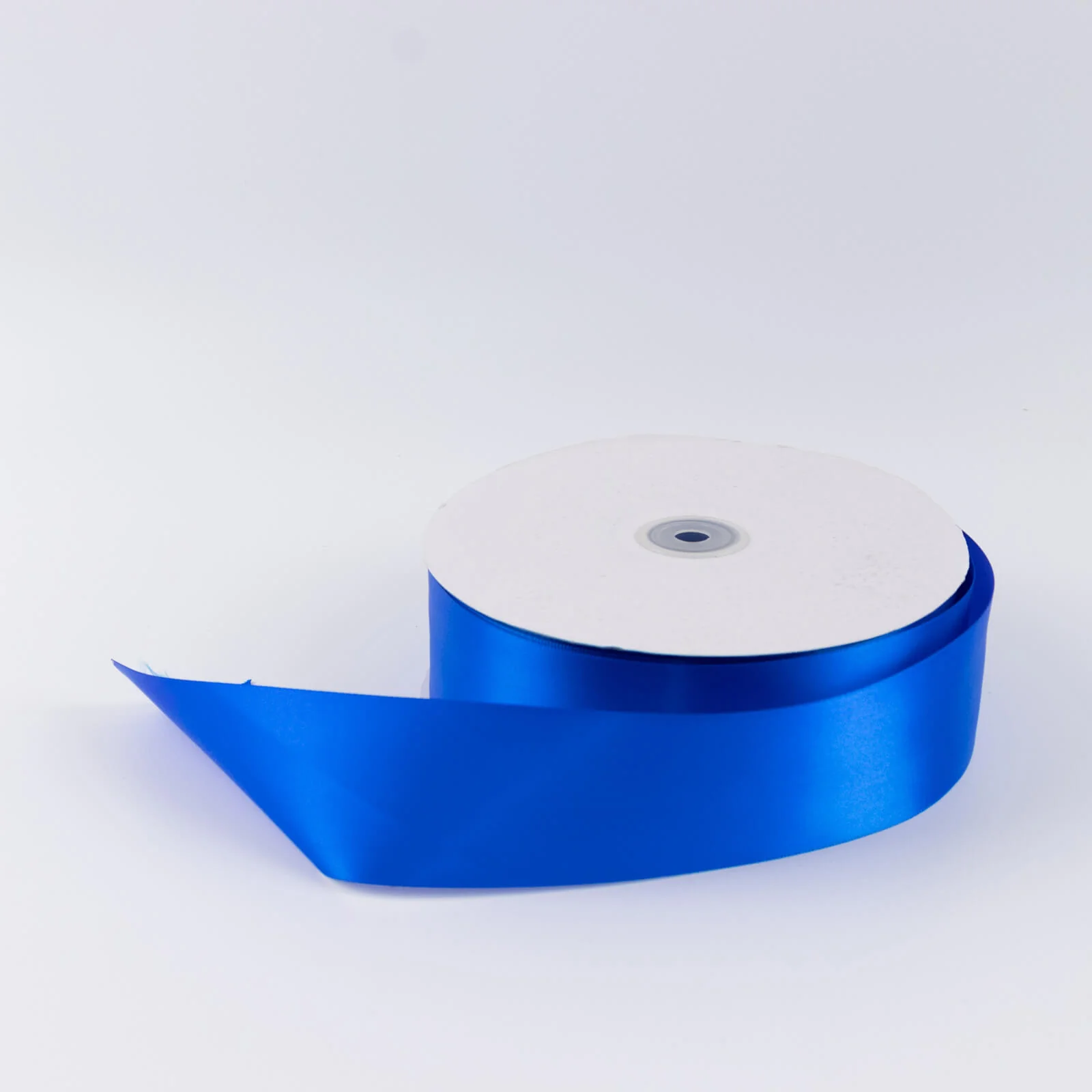 Satin Ribbon Roll 2" x 100 Yards Royal Blue – Single Face Decorative Craft Ribbon - Image 6