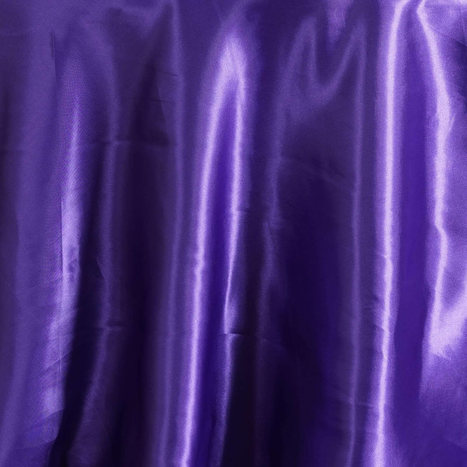 Satin Round Tablecloth 108" Purple - Smooth & Durable Table Cover - Image 7