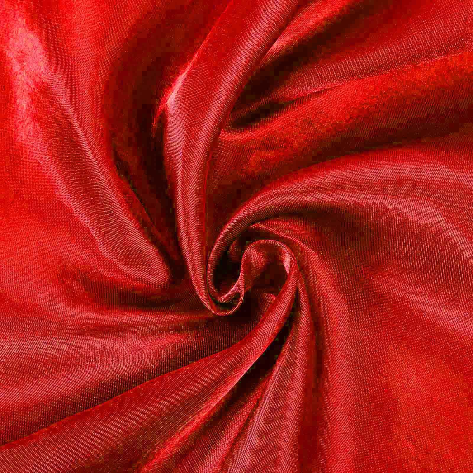 Satin Round Tablecloth 108" Red - Smooth & Durable Table Cover - Image 8