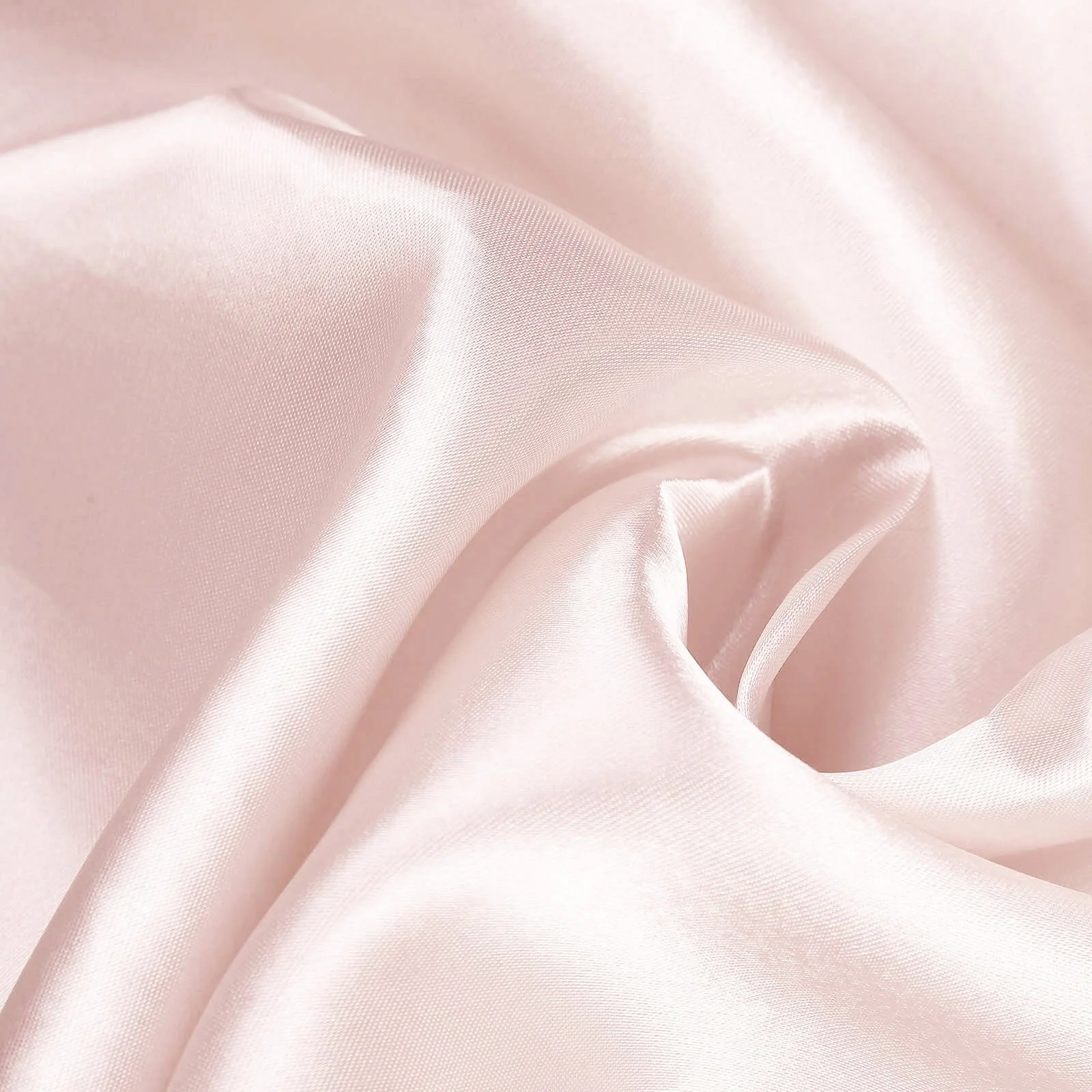 Satin Round Tablecloth 120" Blush - Seamless Table Cover - Image 7