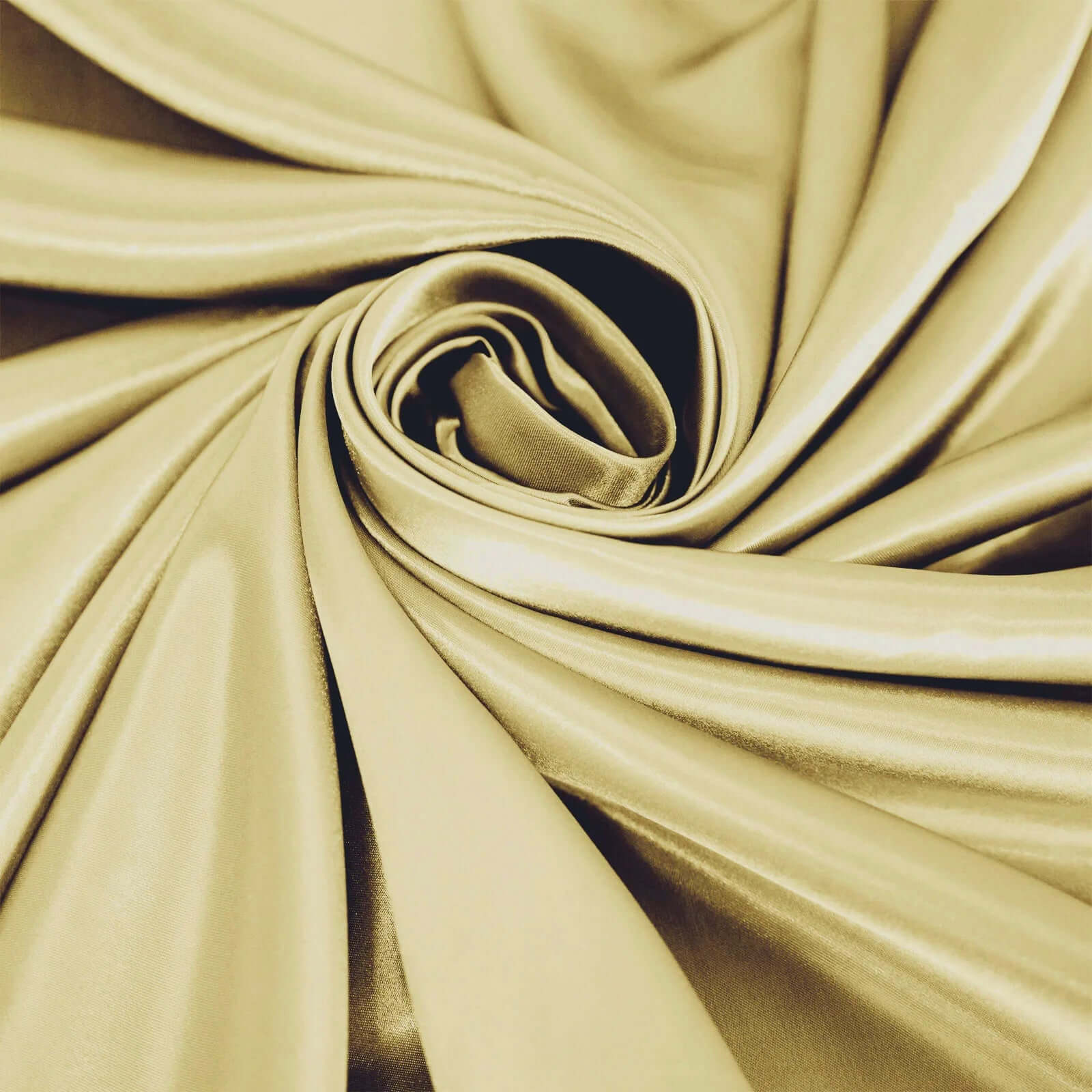 Satin Round Tablecloth 120" Champagne - Seamless Table Cover - Image 8