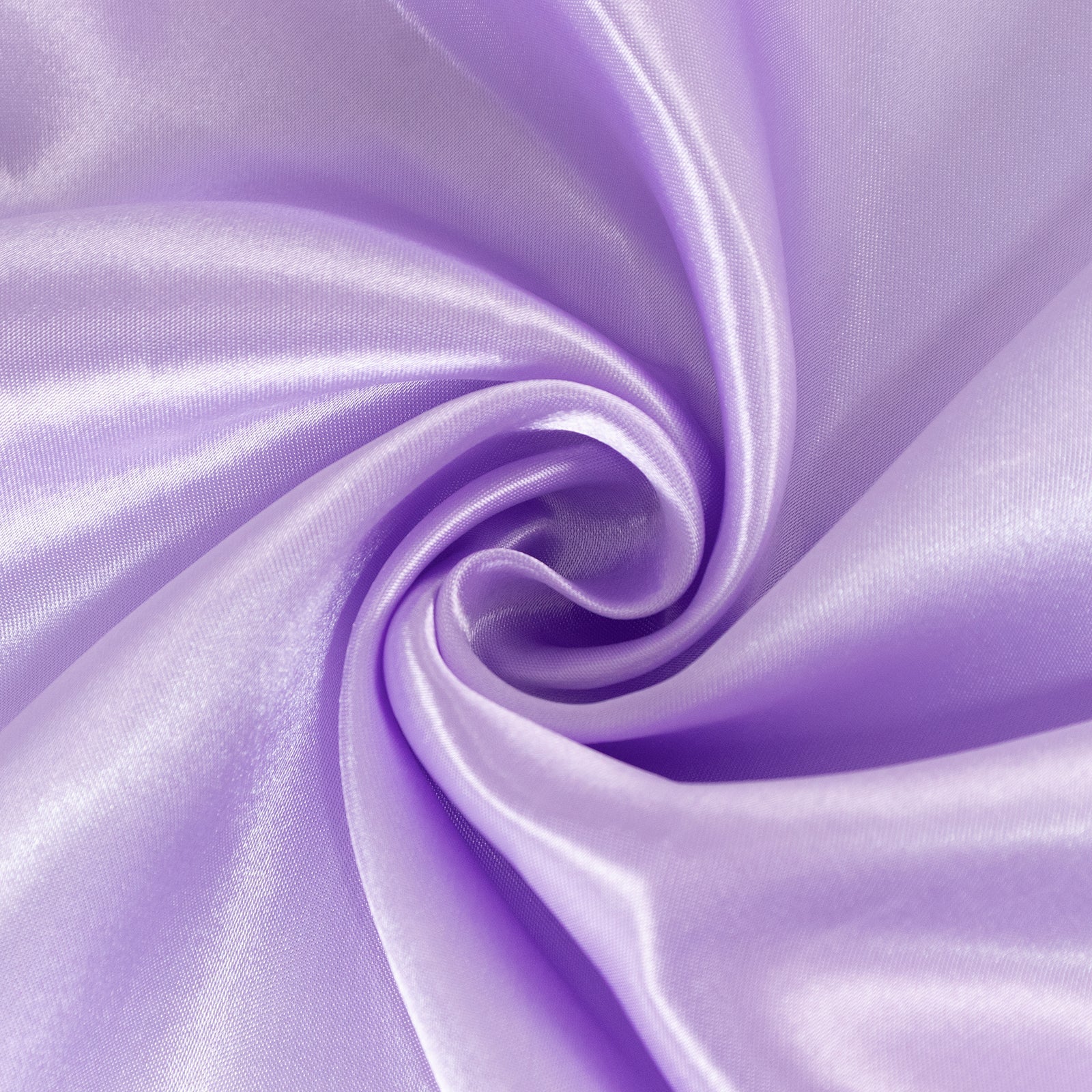 Satin Round Tablecloth 132" Lavender Lilac - Seamless Table Cover - Image 10