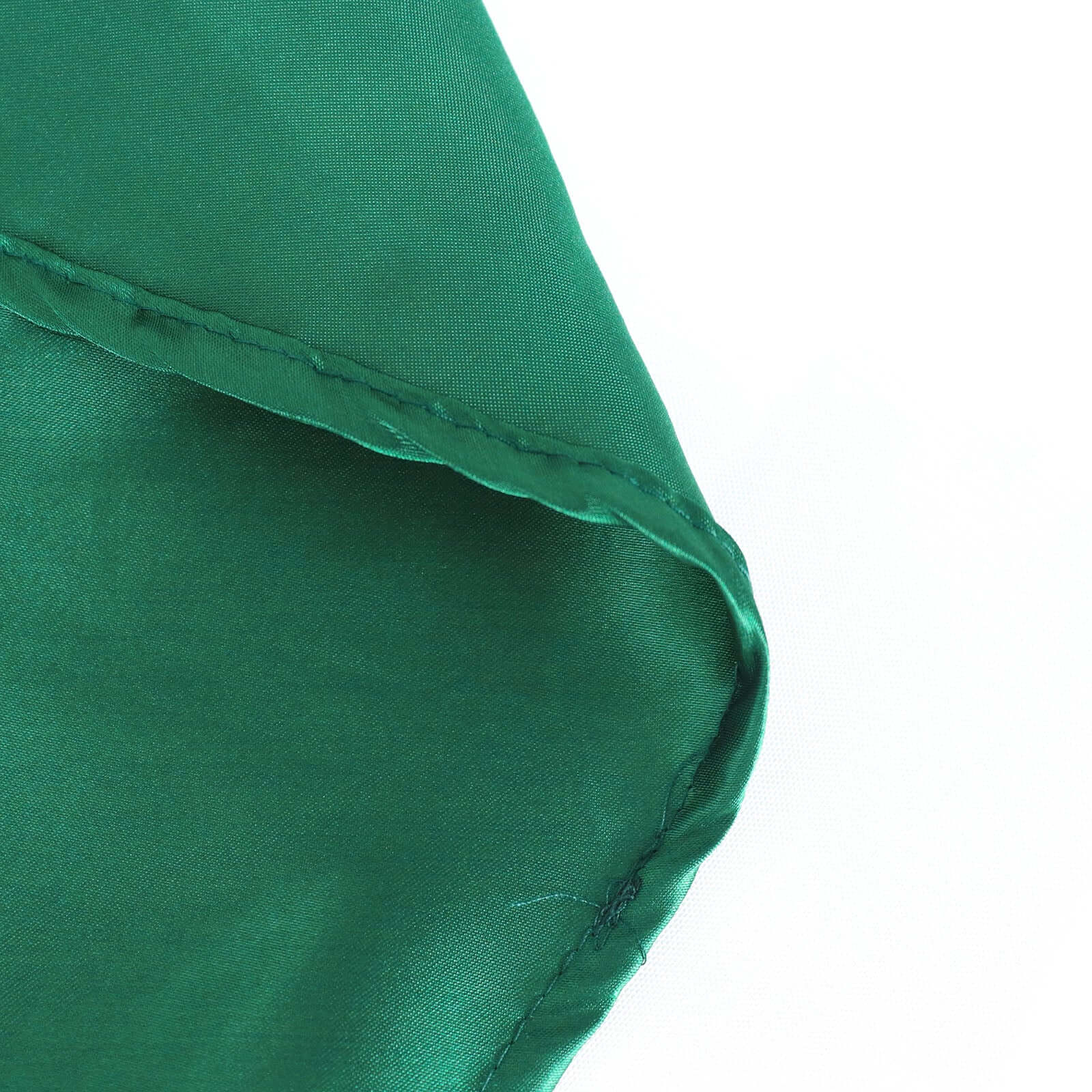 Satin Round Tablecloth 90" Hunter Emerald Green - Smooth & Durable Table Cover - Image 16