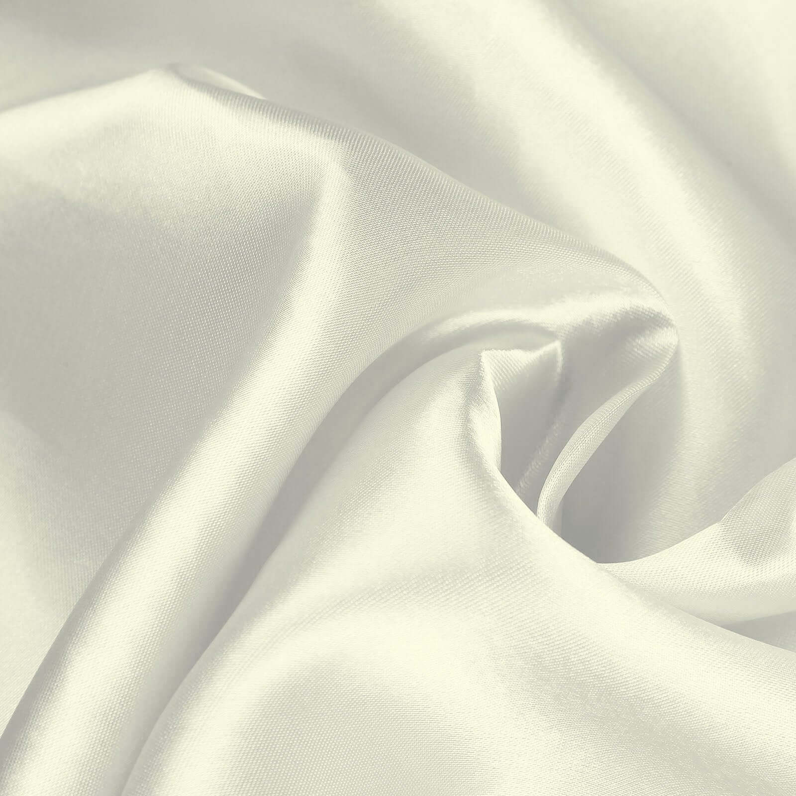 Satin Self-Tie Universal Chair Cover Ivory - Reusable Slip-On Slipcover for Folding, Dining, Banquet & Standard Size Chairs - Image 7