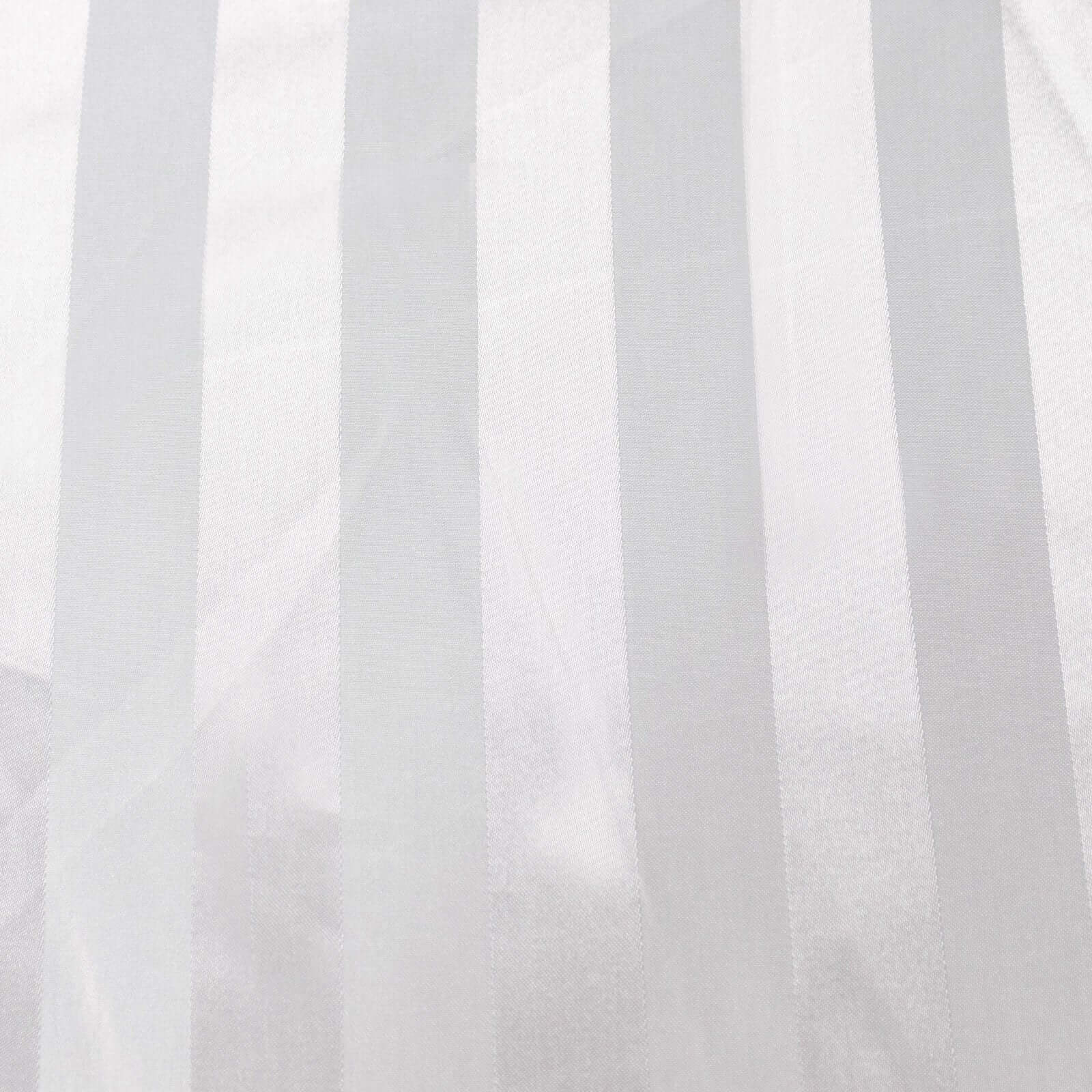 Satin Stripe Rectangular Tablecloth 90"x132" Silver - Silky Smooth Seamless Table Cover - Image 12