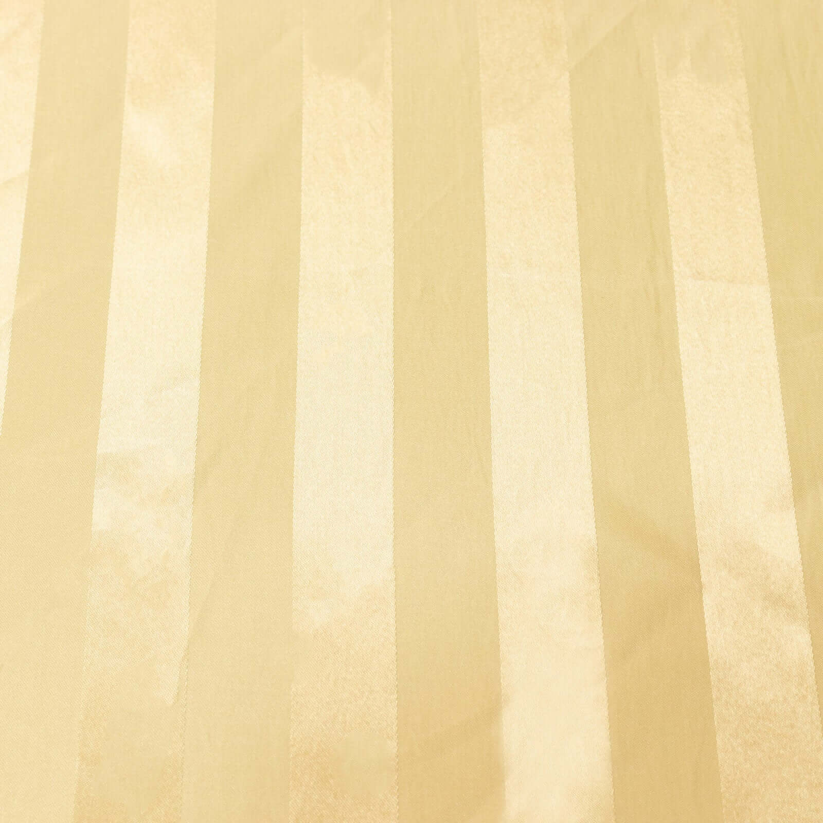 Satin Stripe Round Tablecloth 120" Champagne - Seamless Silky Smooth Table Cover - Image 11