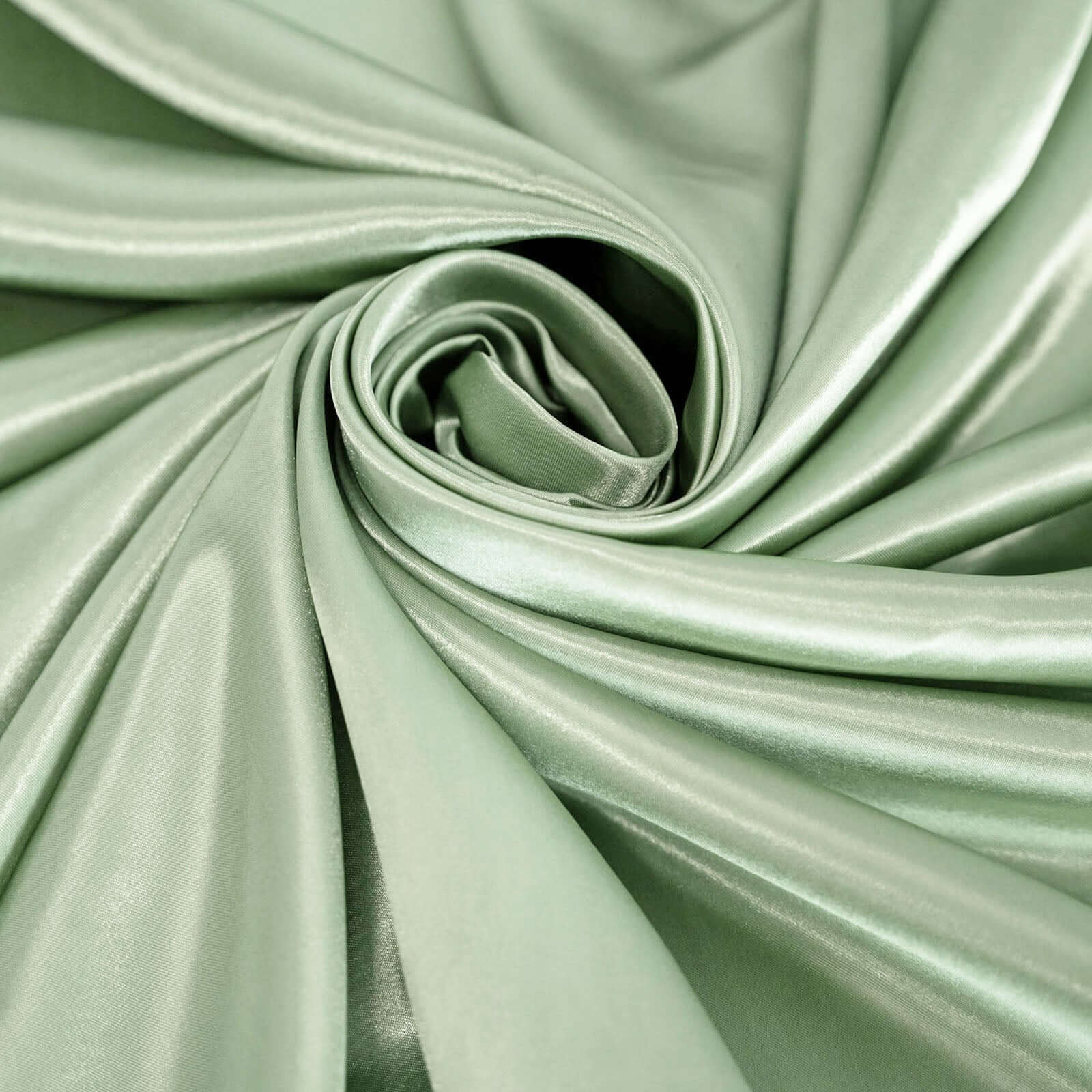 Satin Table Overlay 72"x72" Sage Green - Wrinkle Resistant & Smooth Table Topper - Image 7