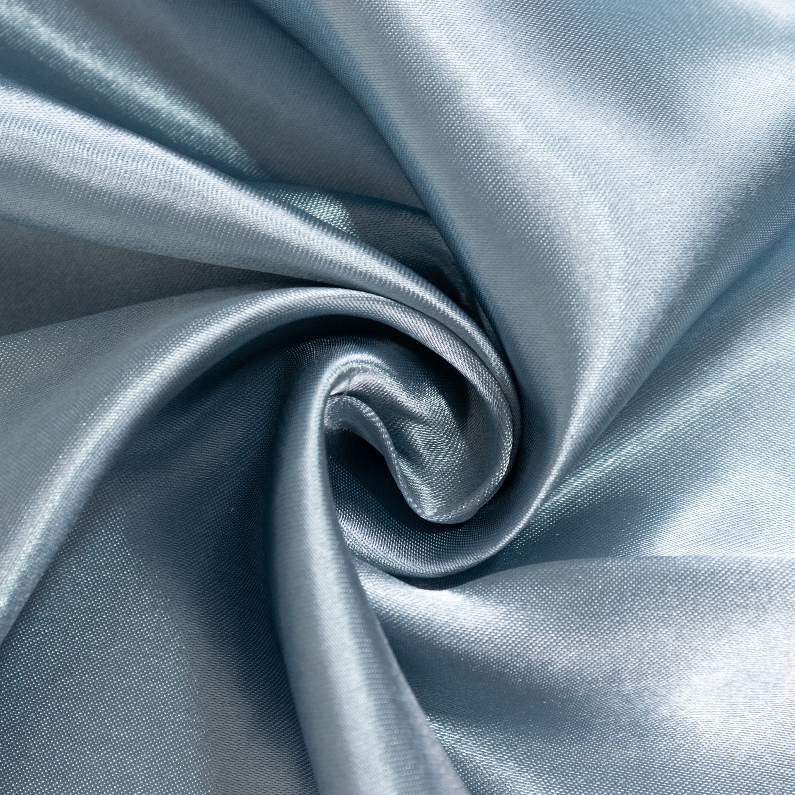 Satin Table Overlay 90"x90" Dusty Blue - Smooth Finish Table Topper - Image 7