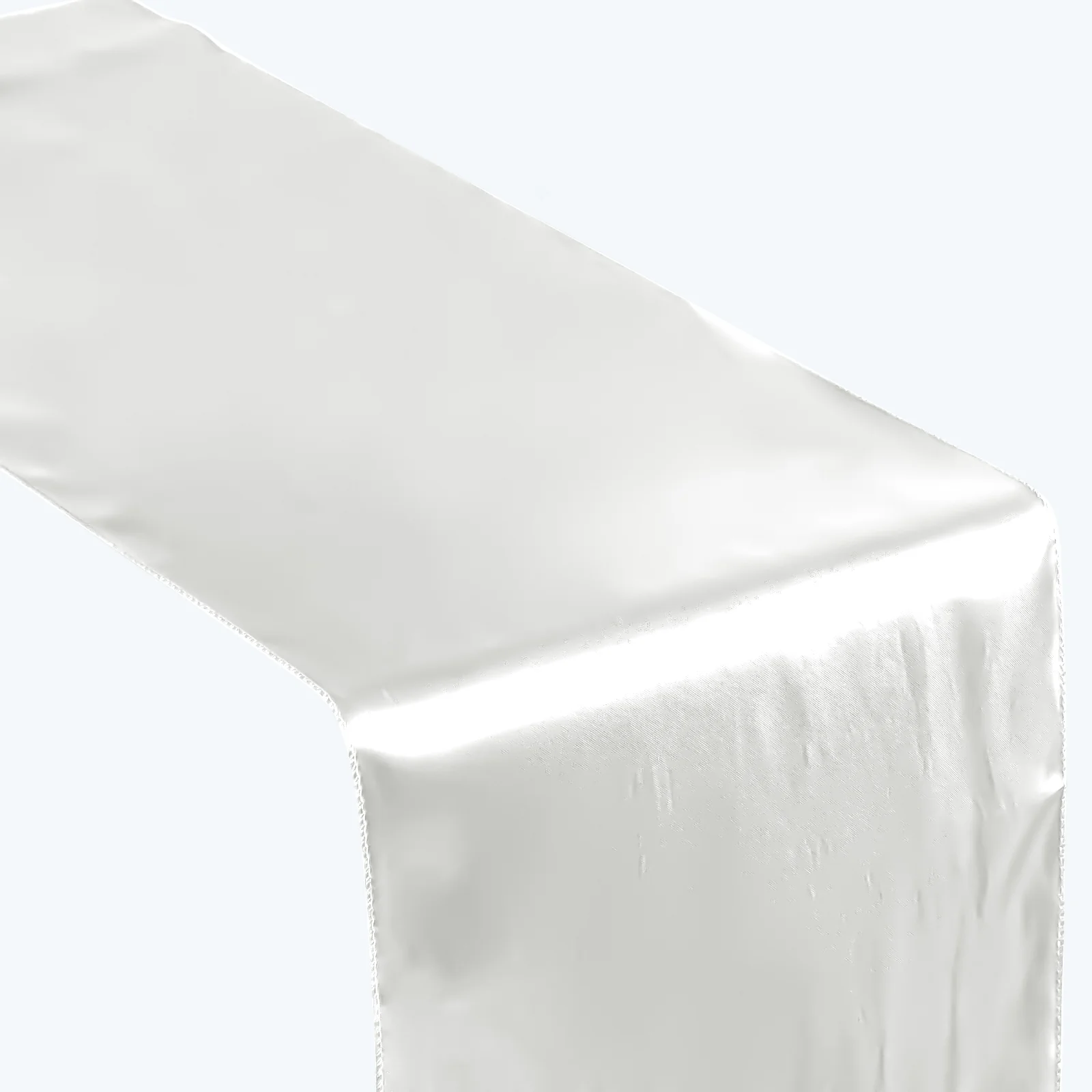 Satin Table Runner 12"x108" Ivory - Stylish Table Linen - Image 6