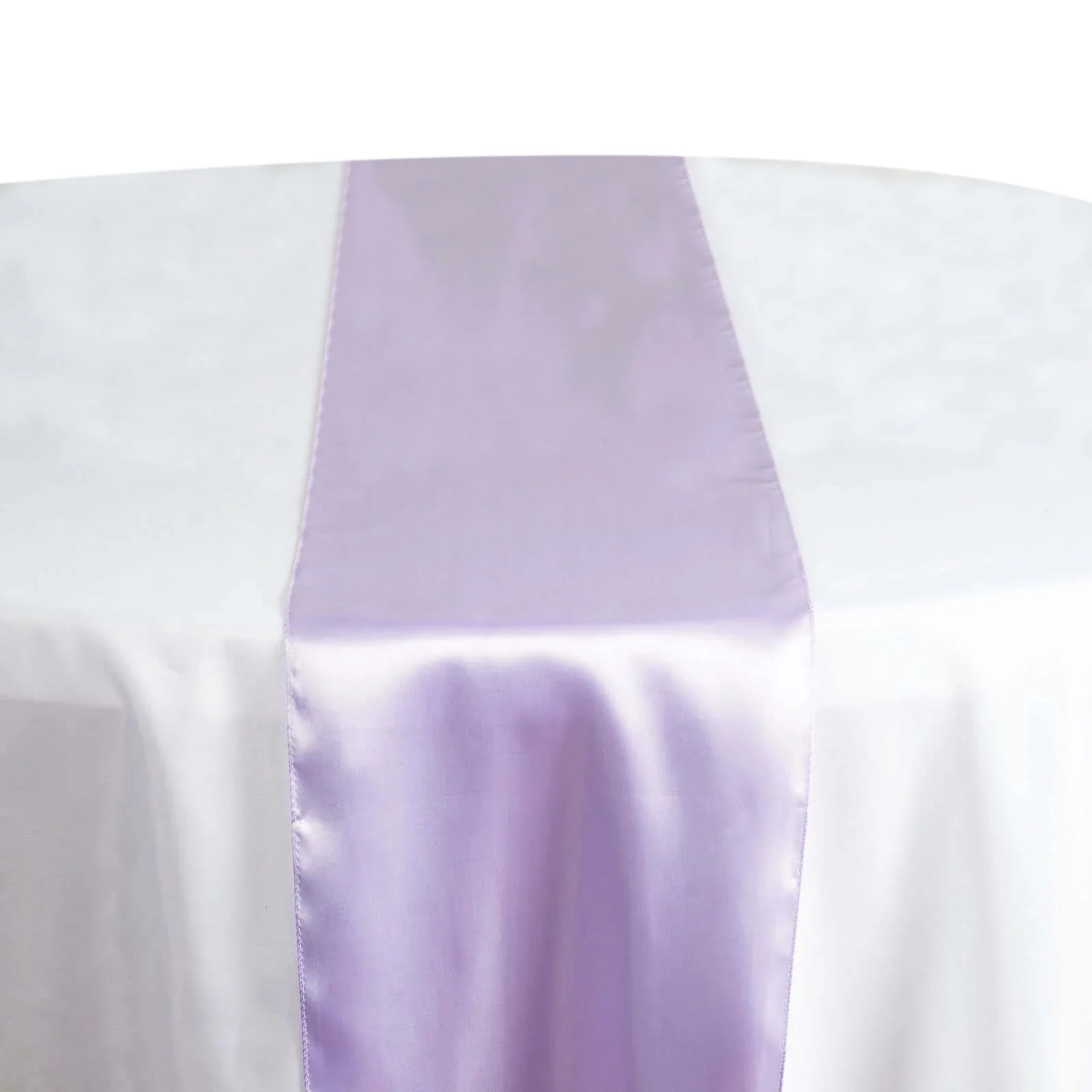 Satin Table Runner 12"x108" Lavender - Stylish Table Linen