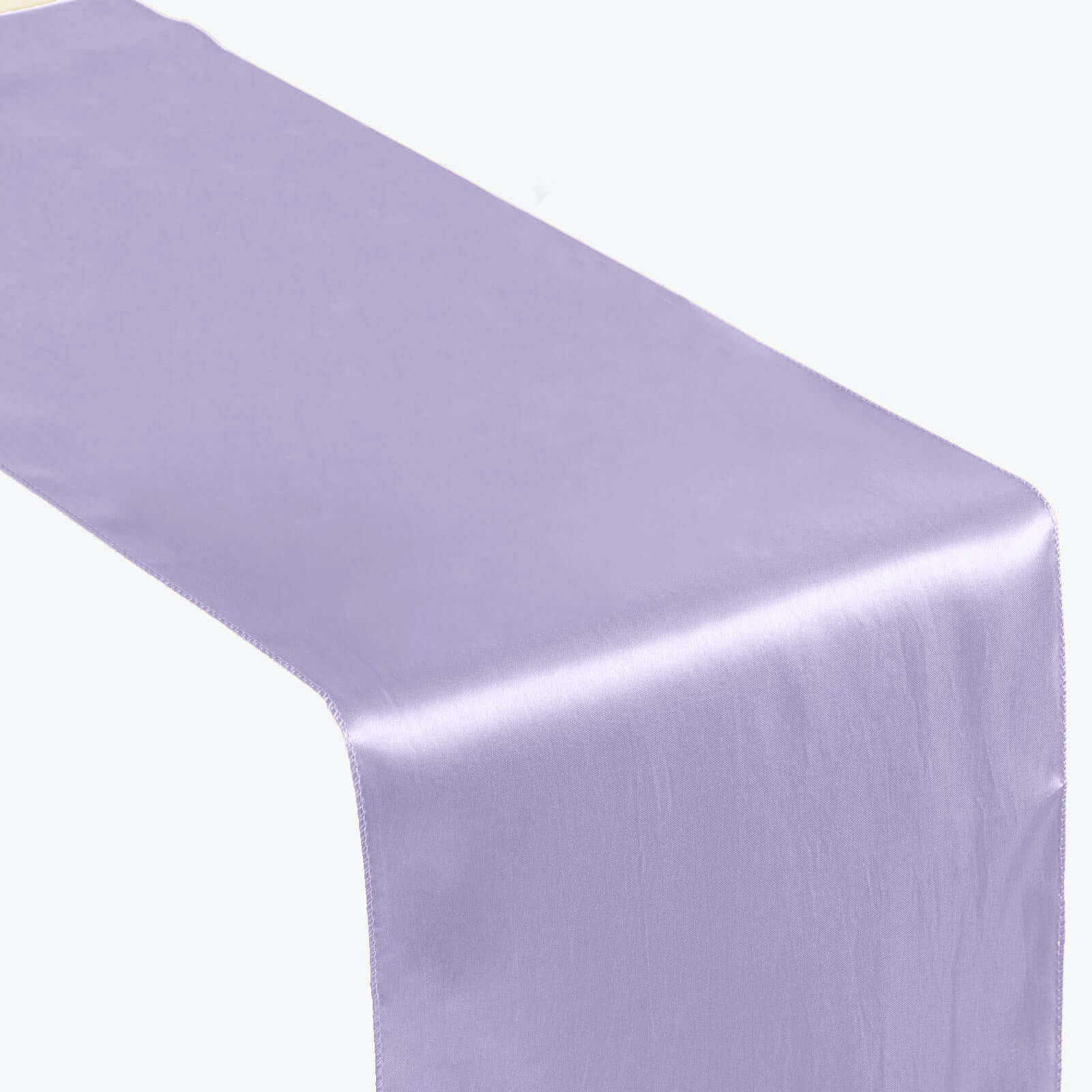 Satin Table Runner 12"x108" Lavender - Stylish Table Linen - Image 3