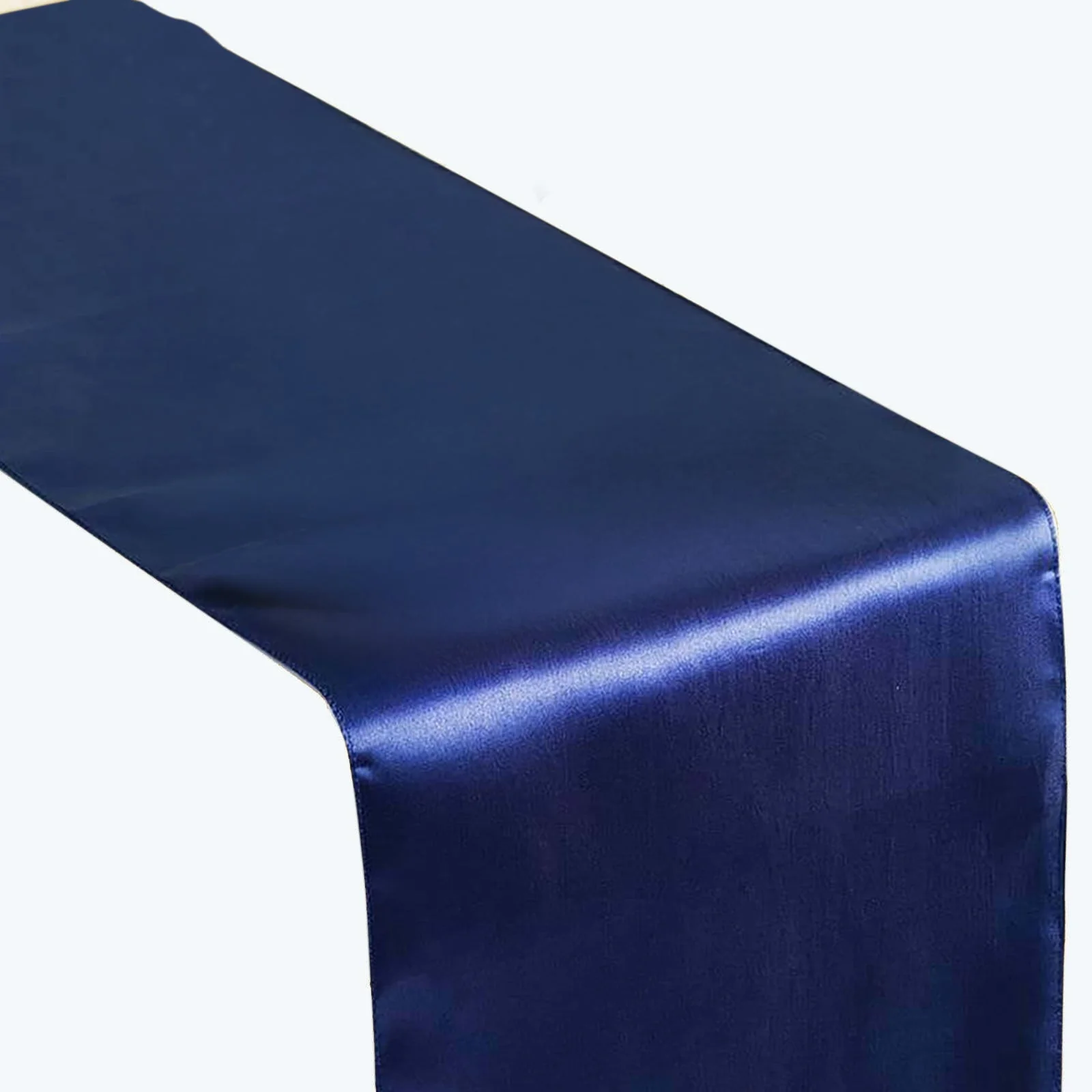 Satin Table Runner 12"x108" Navy Blue - Stylish Table Linen - Image 8