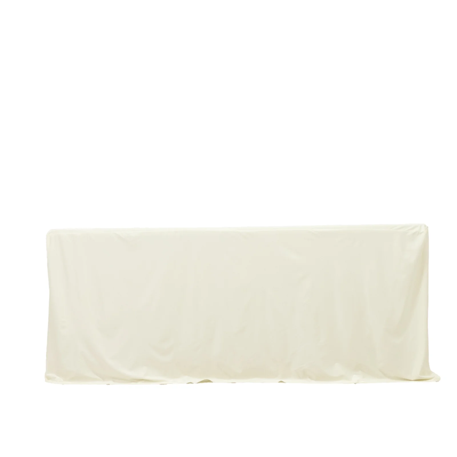 Scuba Rectangular Fitted Tablecloth 6ft Ivory – Wrinkle-Free, Stain Resistant - Image 7
