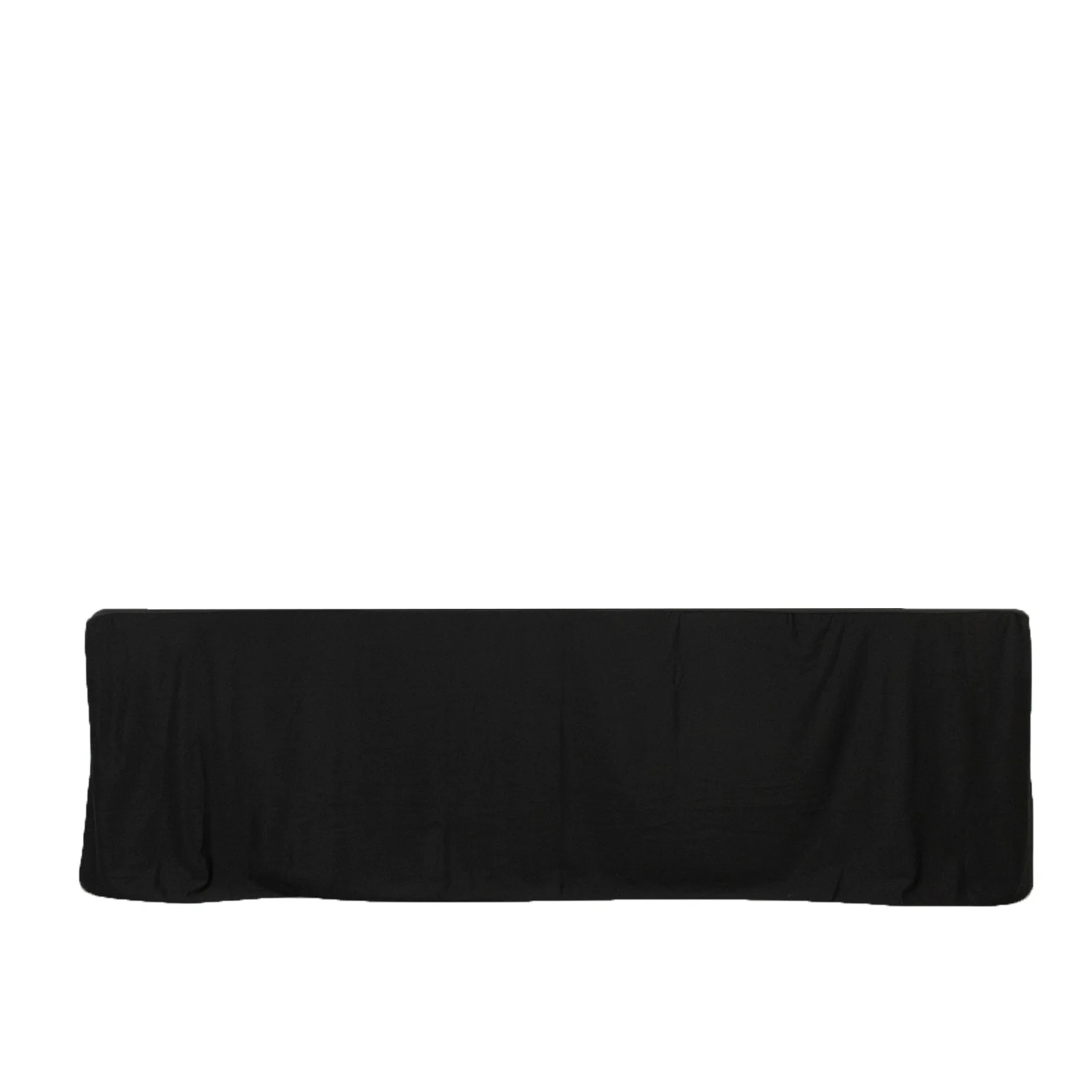 Scuba Rectangular Fitted Tablecloth 8ft Black – Wrinkle-Free, Stain Resistant - Image 7