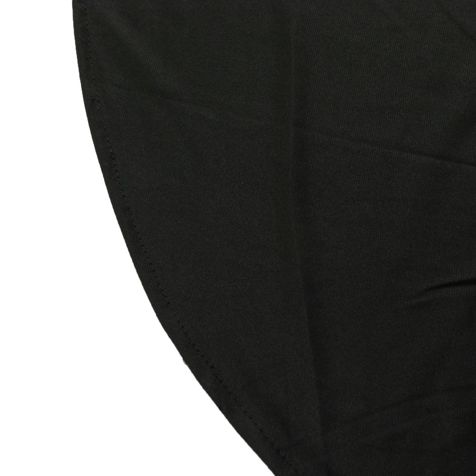 Scuba Rectangular Tablecloth 90"x132" Black with Rounded Corners – Wrinkle Free, Stain Resistant, Seamless Table Cover - Image 7