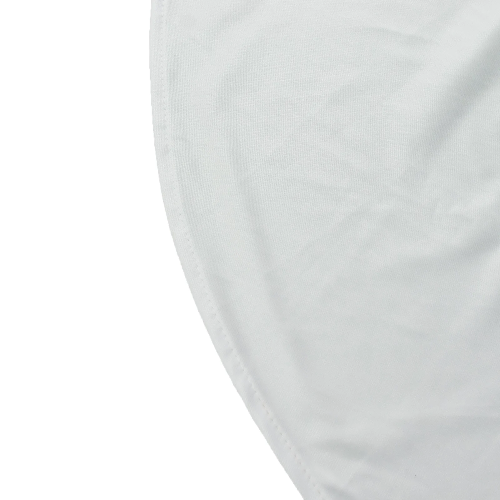 Scuba Rectangular Tablecloth 90"x132" White with Rounded Corners – Wrinkle Free, Stain Resistant, Seamless Table Cover - Image 8