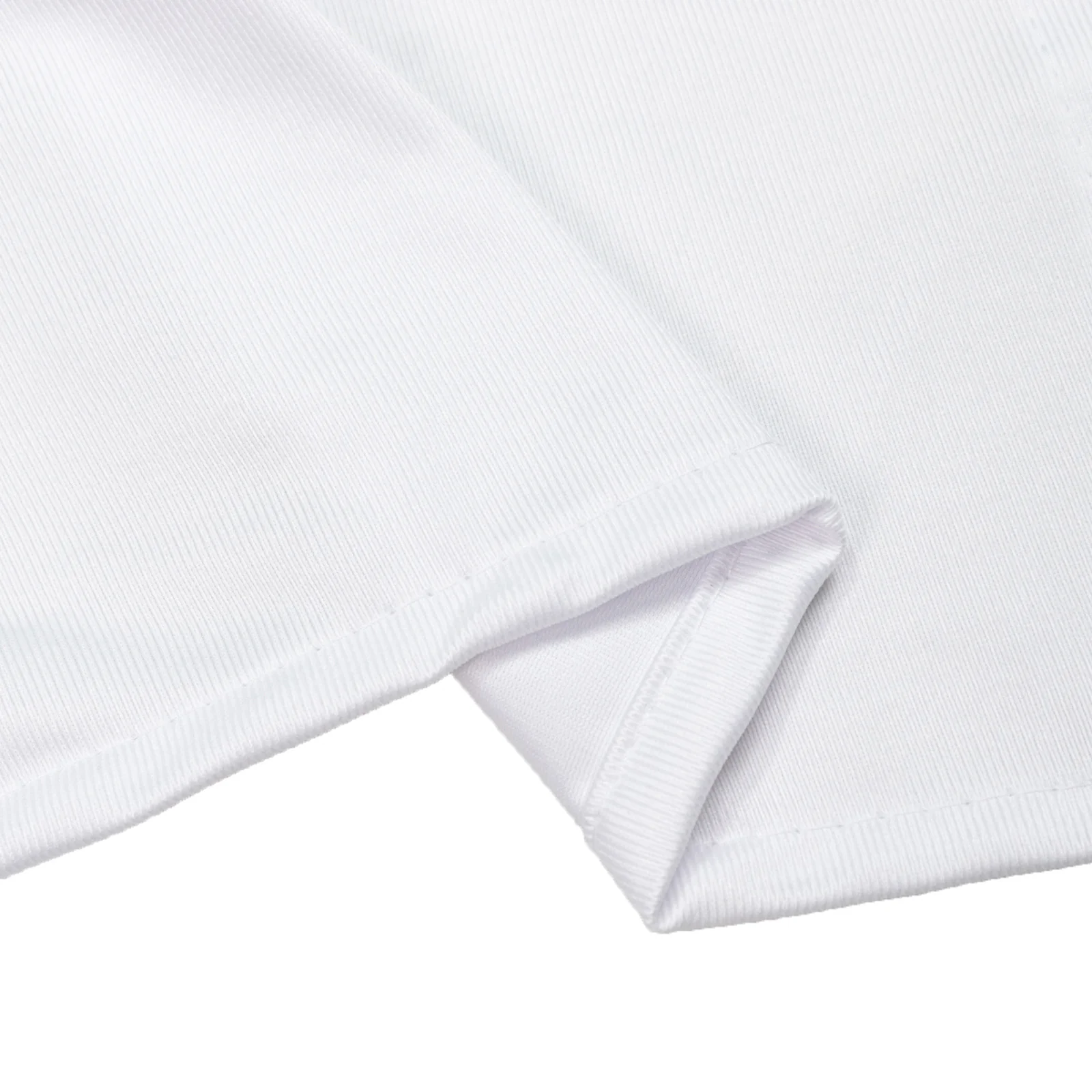 Scuba Polyester Backdrop Curtain White 10ftx10ft Durable Flame Resistant Wrinkle-Free Event Drape Panel With Rod Pocket - Image 7
