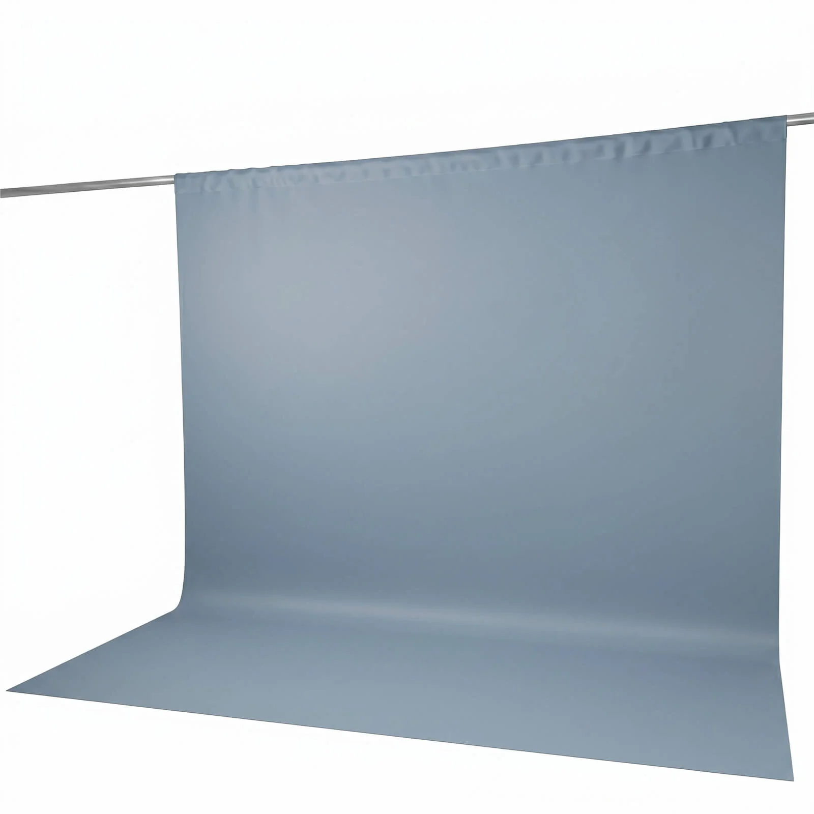 Scuba Polyester Backdrop Curtain Dusty Blue 10ftx12ft Durable Flame Resistant Wrinkle-Free Event Drape Panel With Rod Pocket - Image 6