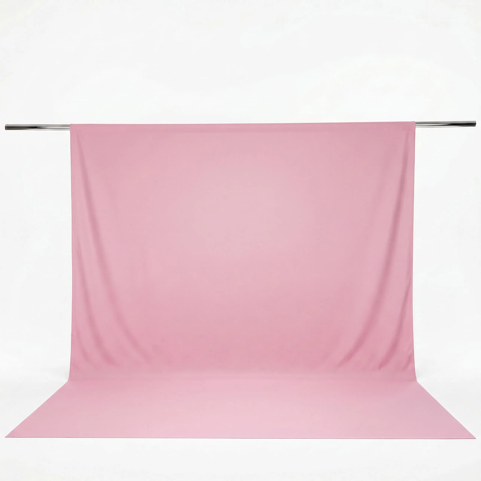 Scuba Polyester Backdrop Curtain Pink 10ftx12ft Durable Flame Resistant Wrinkle-Free Event Drape Panel With Rod Pocket - Image 2