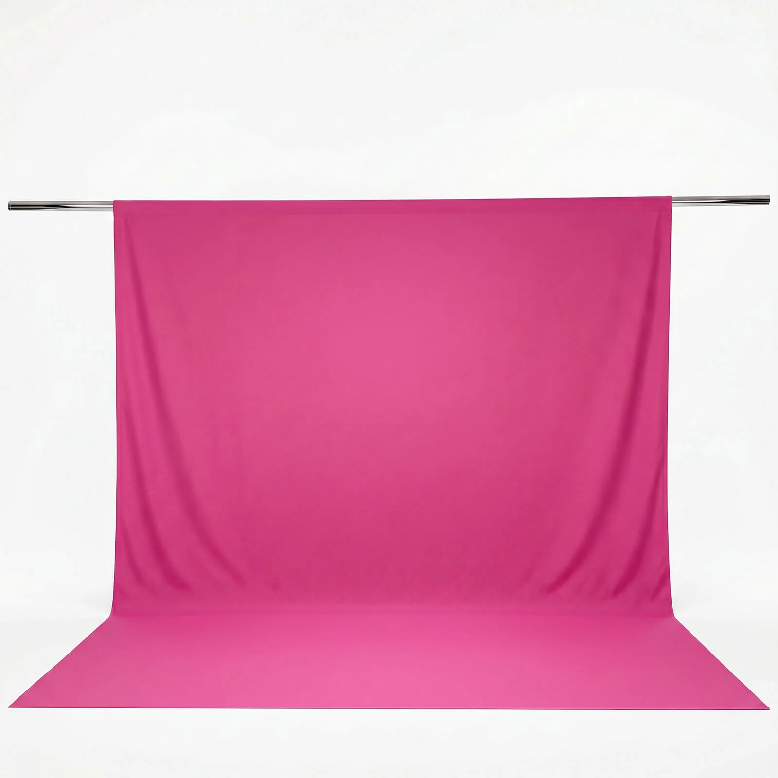Scuba Polyester Backdrop Curtain Fuchsia 10ftx12ft Durable Flame Resistant Wrinkle-Free Event Drape Panel With Rod Pocket - Image 2