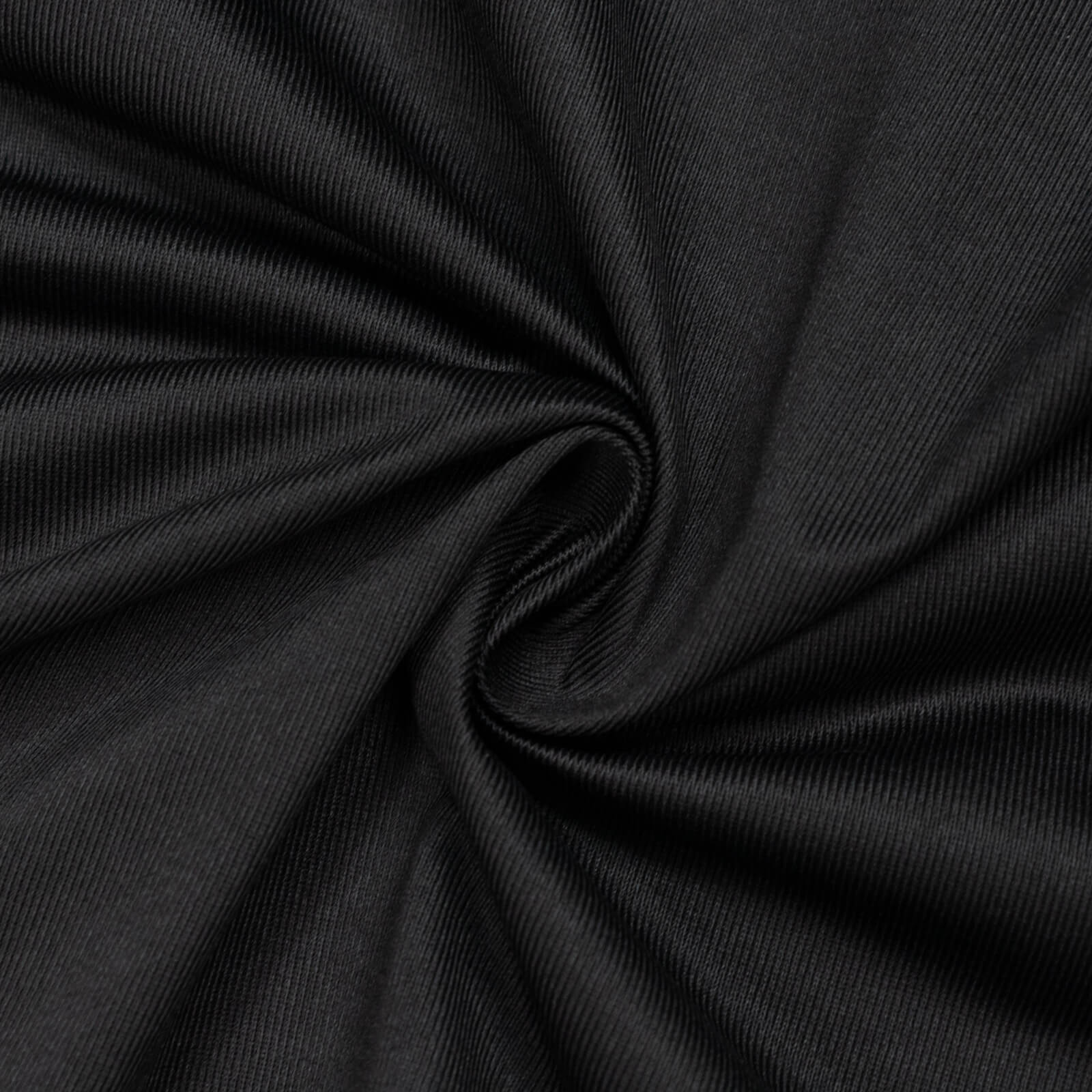 Scuba Polyester Backdrop Curtain Black 10ftx12ft Durable Flame Resistant Wrinkle-Free Event Drape Panel With Rod Pocket - Image 7
