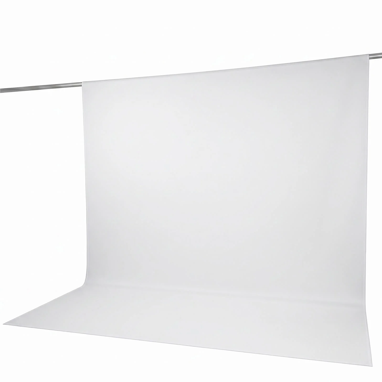Scuba Polyester Backdrop Curtain White 10ftx12ft Durable Flame Resistant Wrinkle-Free Event Drape Panel With Rod Pocket - Image 6