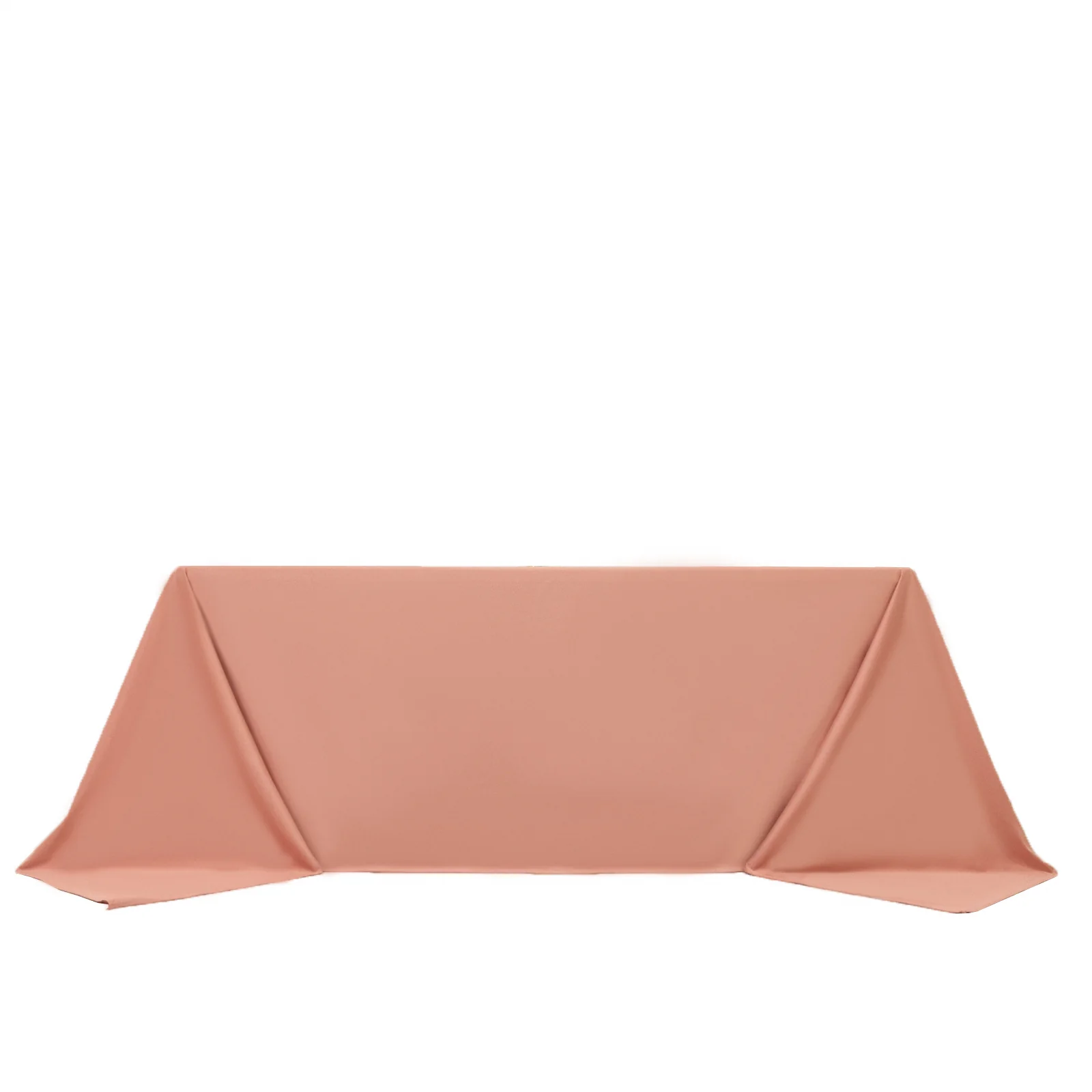 Scuba Rectangular Tablecloth 90"x132" Dusty Rose - Seamless Table Cover - Image 6