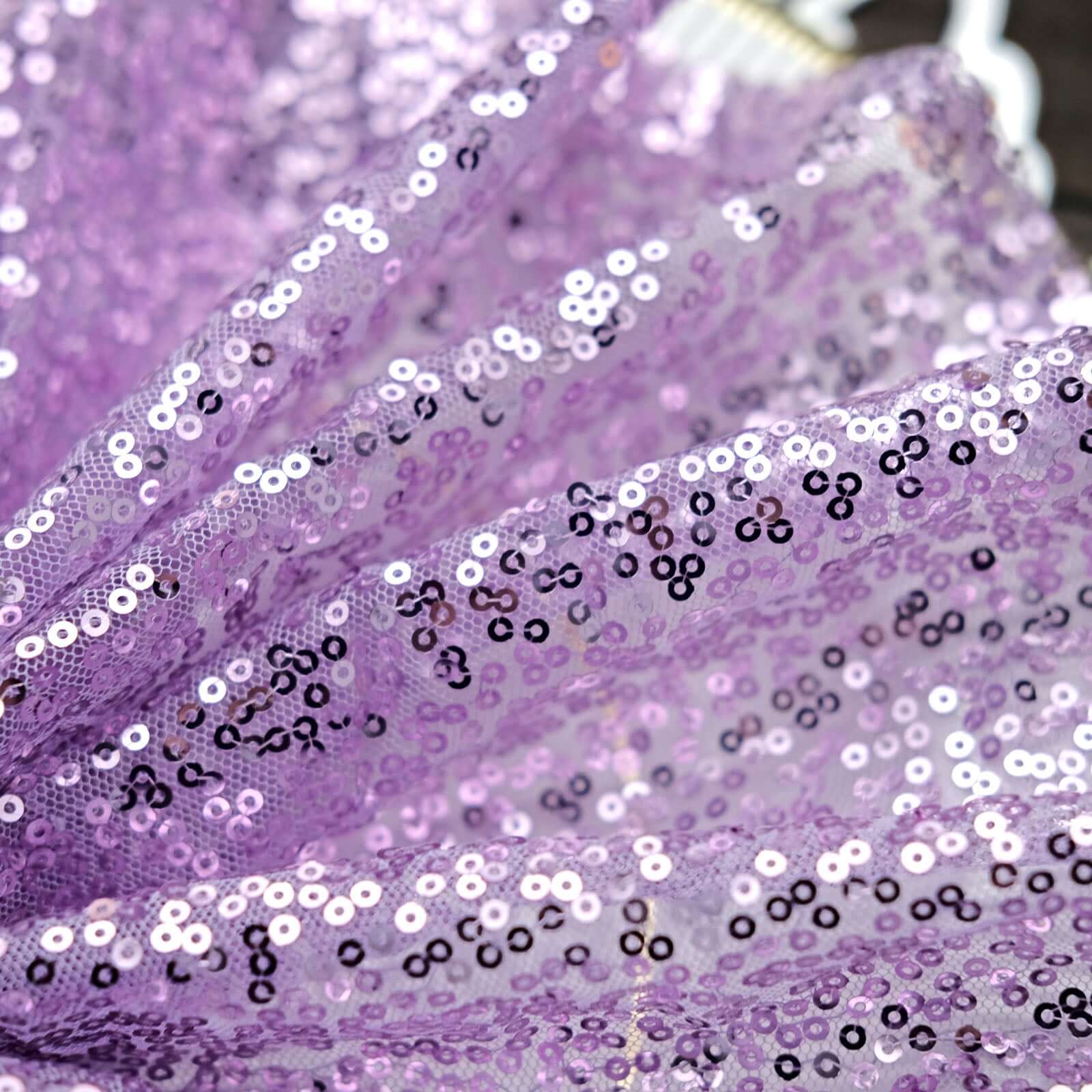Sequin Napkin 20"x20" Lavender Lilac - Sparkling Reusable Cloth Napkin - Image 13