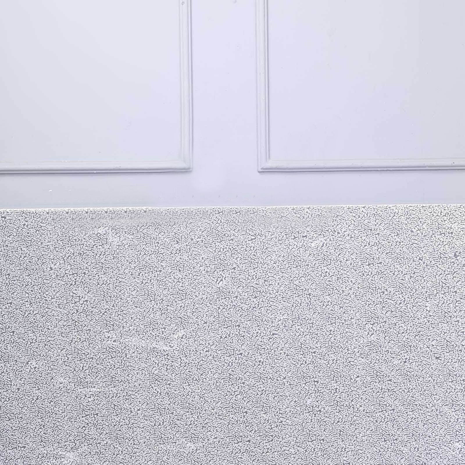 Sequin Rectangle Tablecloth 90"x156" White with Seamless Shimmering Finish - Refined Decor for Weddings - Image 7