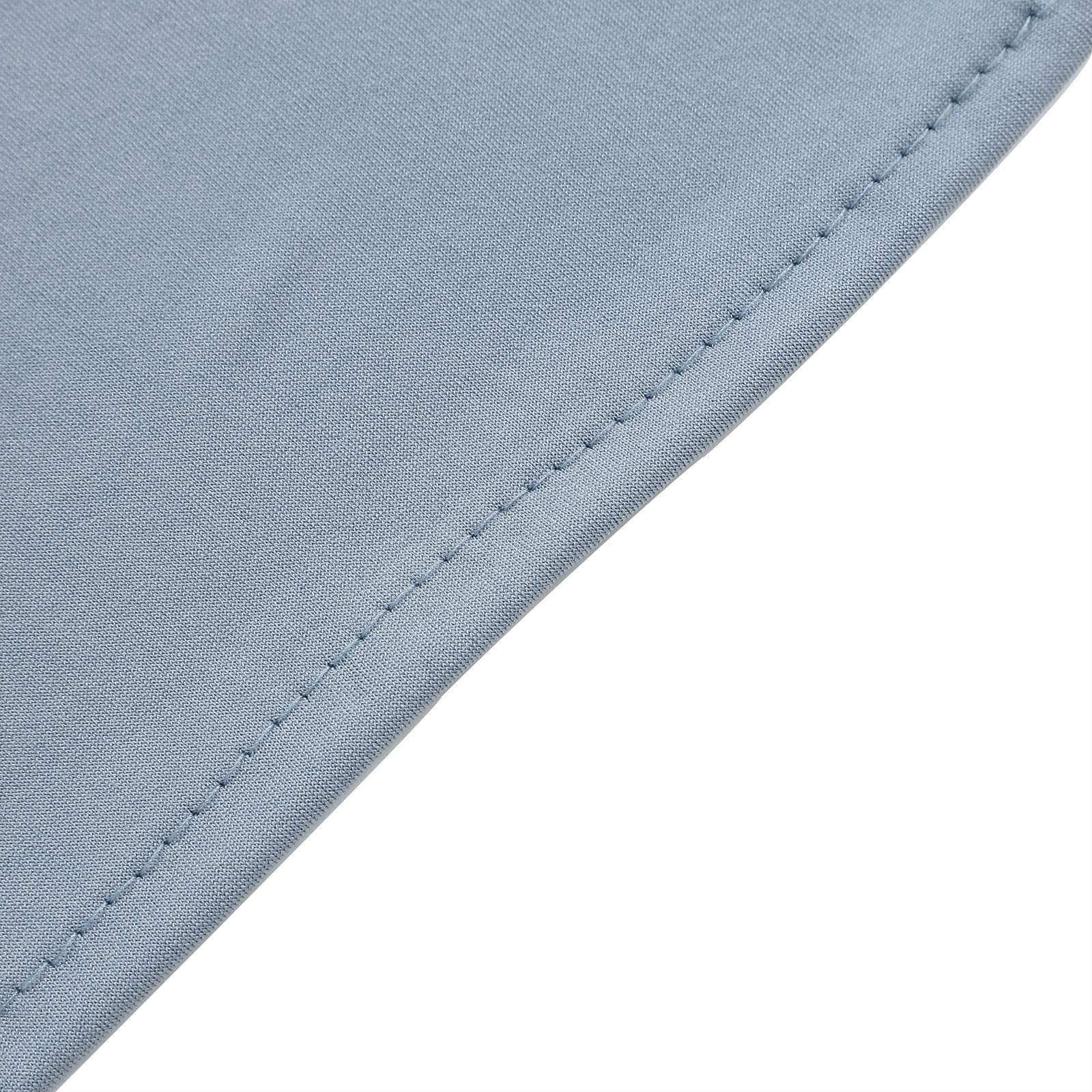 Set of 2 Dusty Blue Spandex Fitted Wedding Arch Covers for Round Top and Double Arch Chiara Backdrop Stands - 6ft,8ft - Image 4