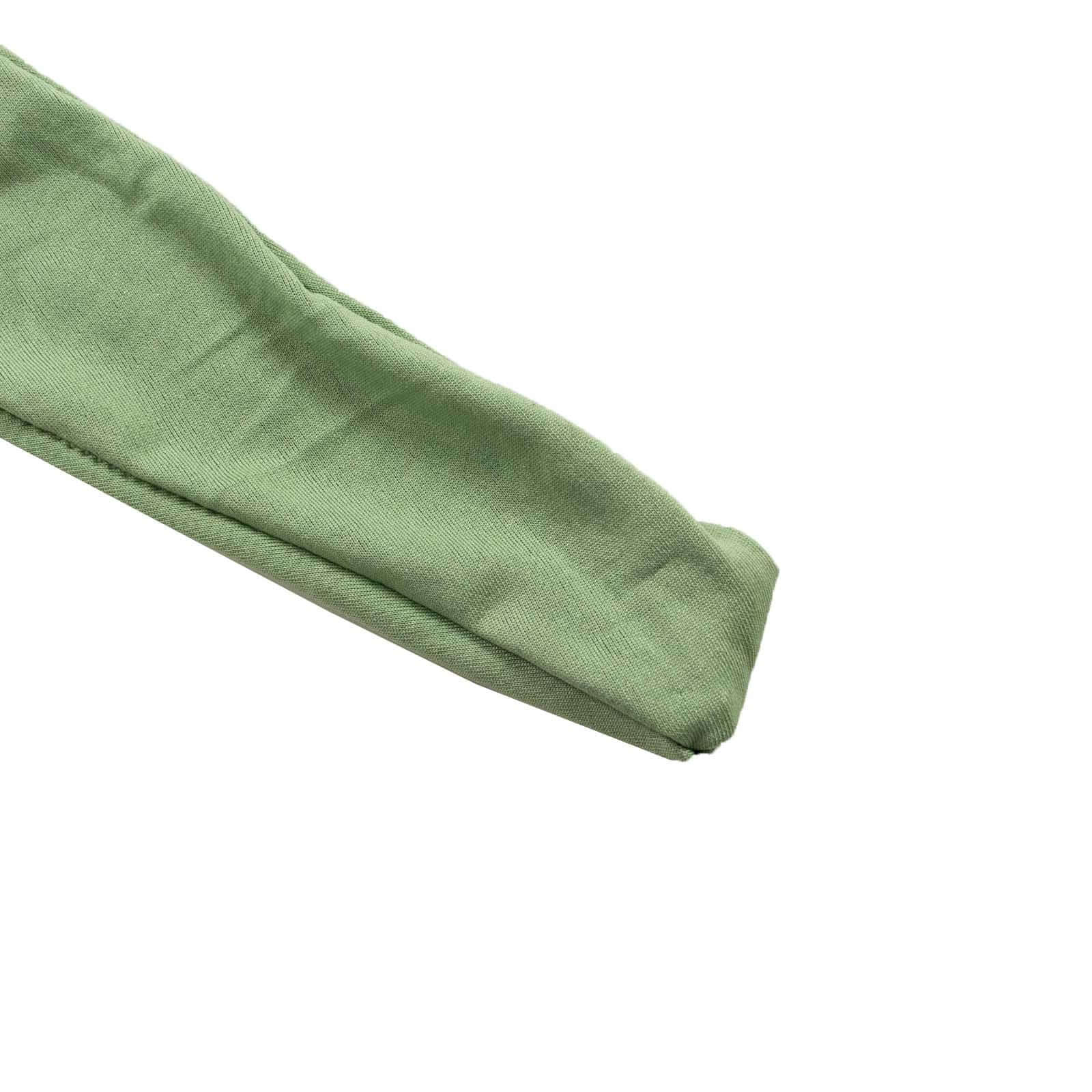 Set of 2 Sage Green Spandex Half Crescent Moon Wedding Arch Covers, Custom Fitted Backdrop Stand Cover for Curved Arbor Flower Balloon Frame - Image 7
